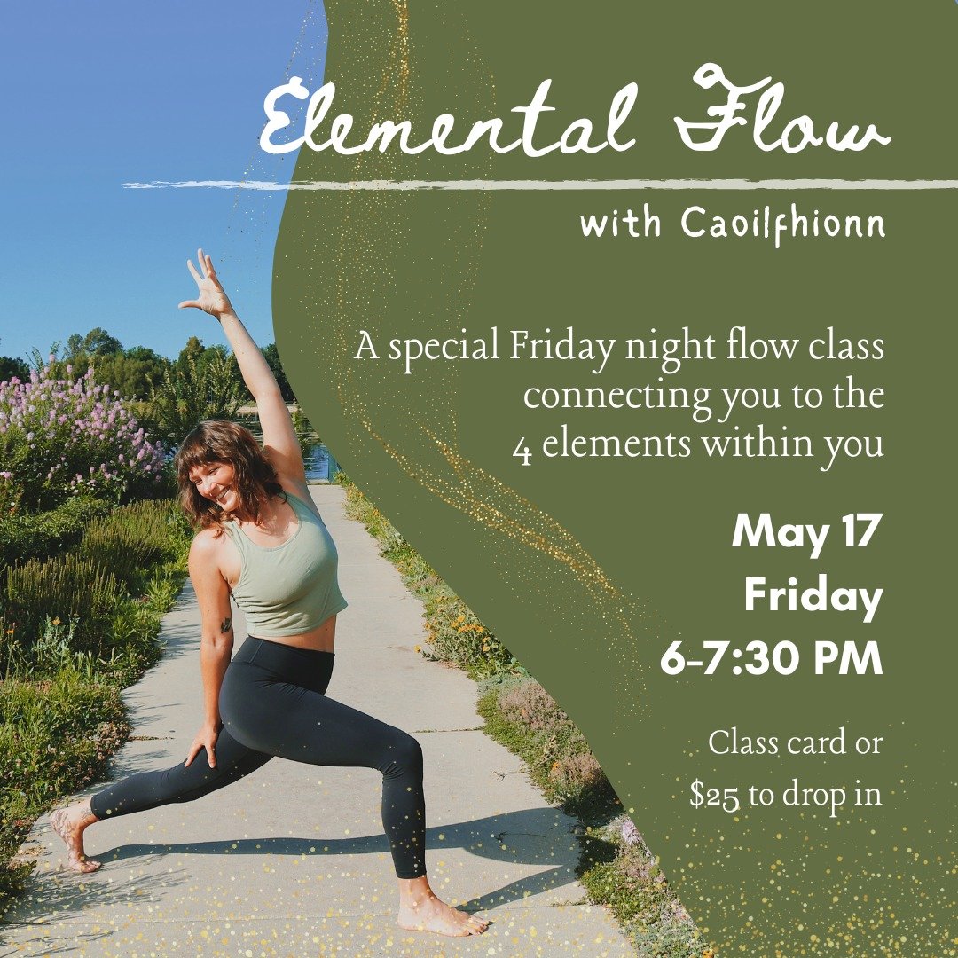 Join Caoilfhionn @divebarprincess for Elemental Yoga Flow, a transformative journey that intertwines the essence of the natural elements with the fluidity of yoga movement, creating balance between body, mind, and spirit. This unique practice is desi