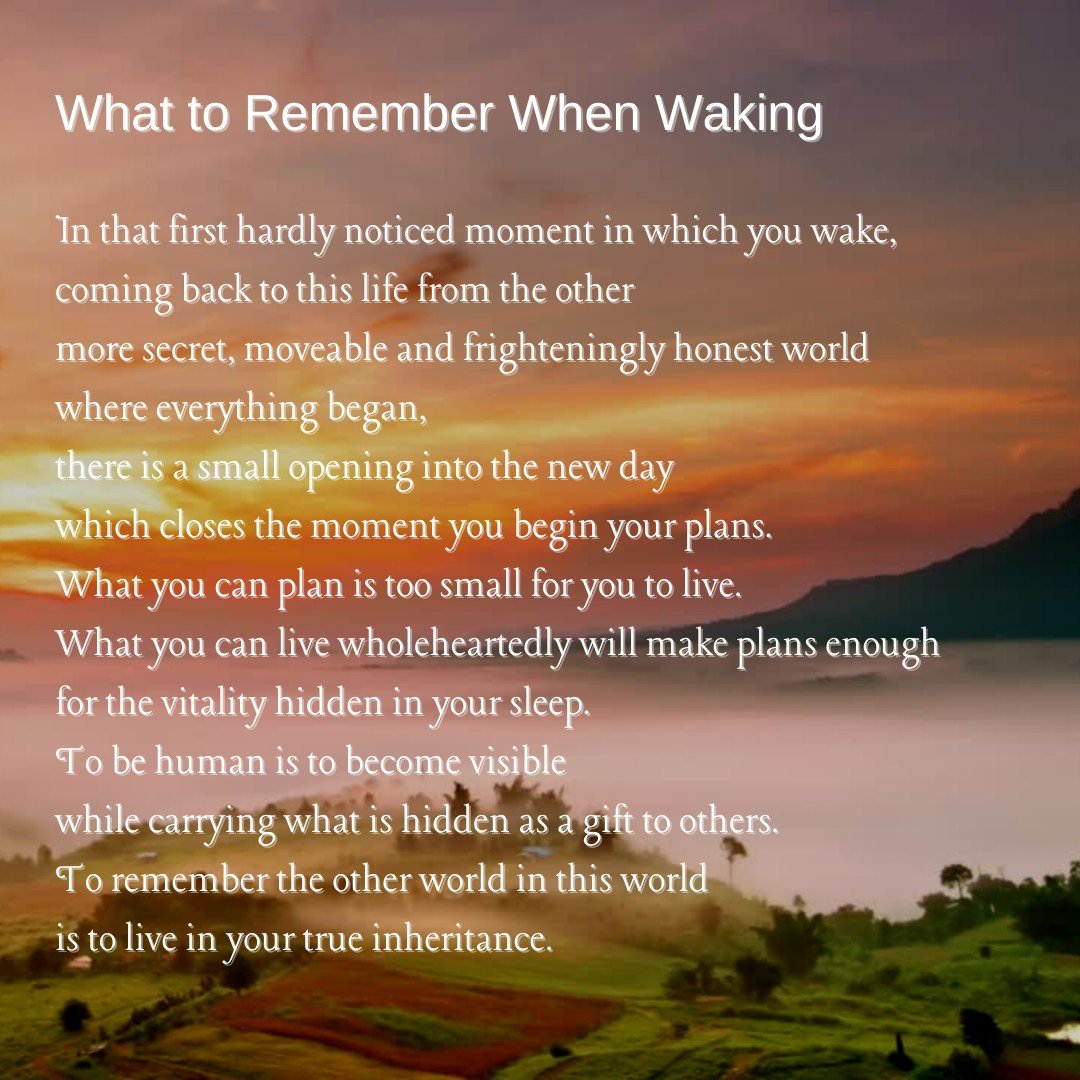 Happy Monday!
Sharing this piece by @davidjwhyte so we can all remember who we are✨

#mondaypoetry #startheweekright #davidwhytepoems #whattorememberwhenwaking #youbelonghere #whereareyougoing #whatsyourcalling #mondayinspiration #yoganeardiscoverypa