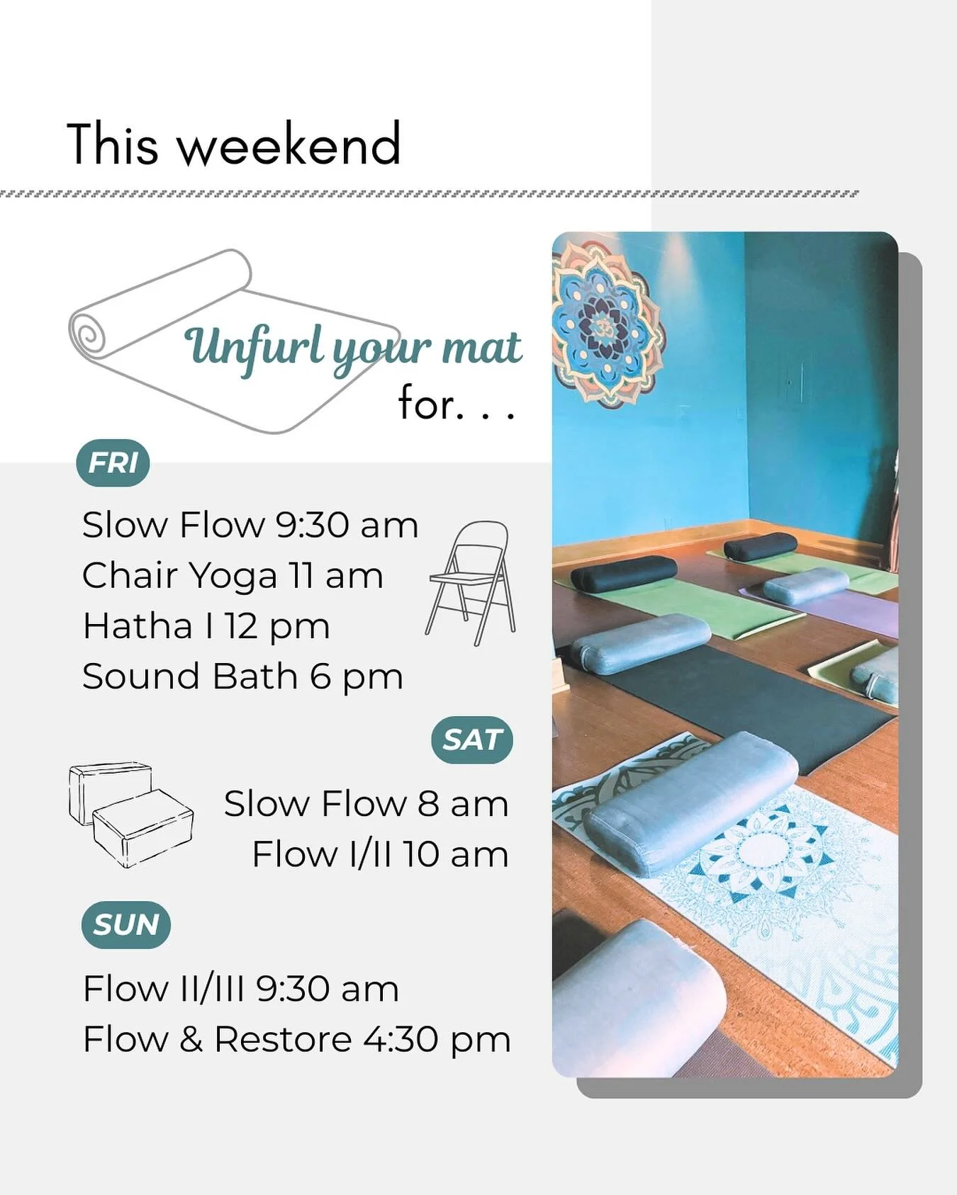 Yoga is not just a workout but a tool to promote homeostasis for the mind and body. 
Book your spot today: https://studiobookingonline.com/magnoliayogaandhealingarts/classes.html
👉🔗bio
.
.
#weekendyogawarriors #seattleyogastudio #yoganeardiscoveryp
