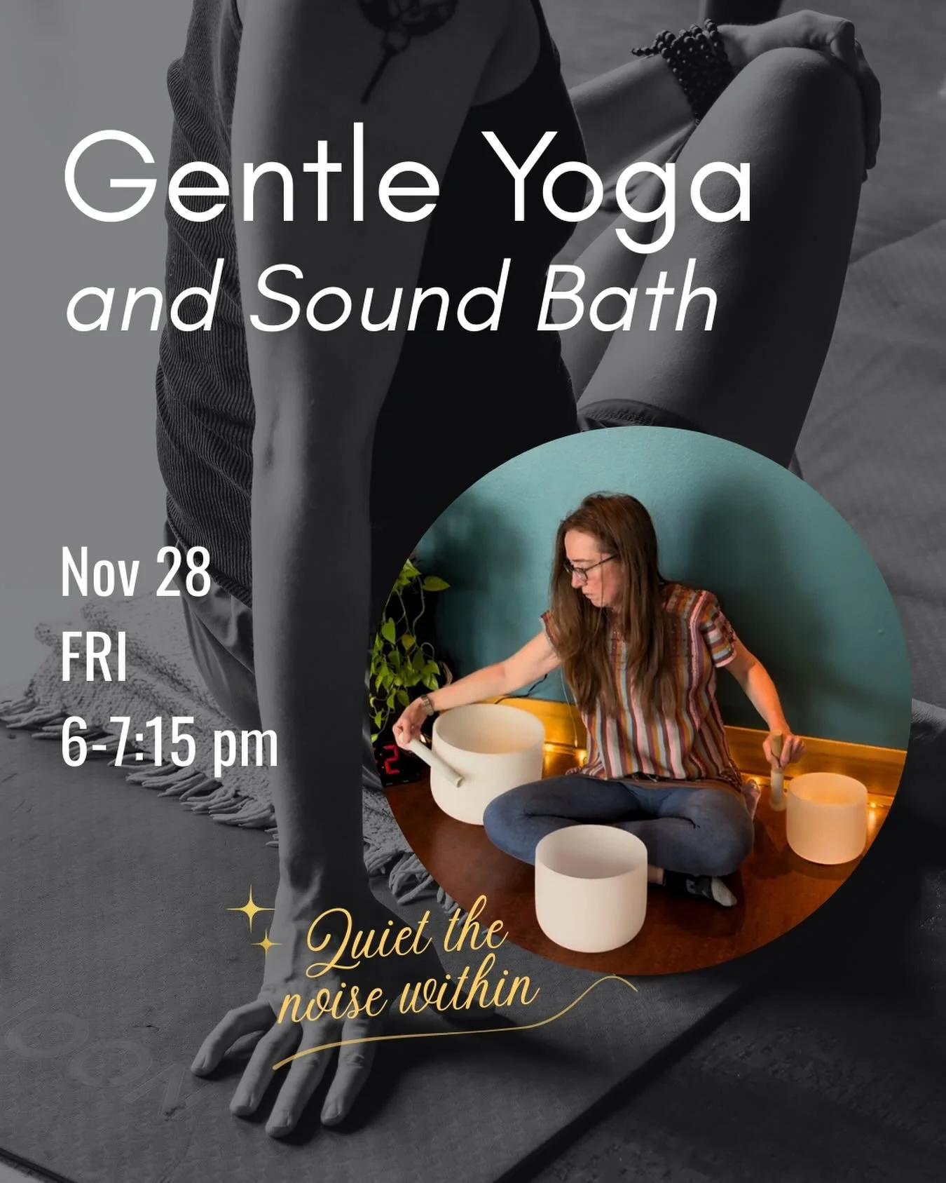 Tonight: gentle yoga meets sound bath, led by Ginger. 
Book your spot: https://www.studiobookingonline.com/magnoliayogaandhealingarts/classes.html
👉🔗bio
.
.
#gentleyoga #eveningsoundbath #seattleyogastudio