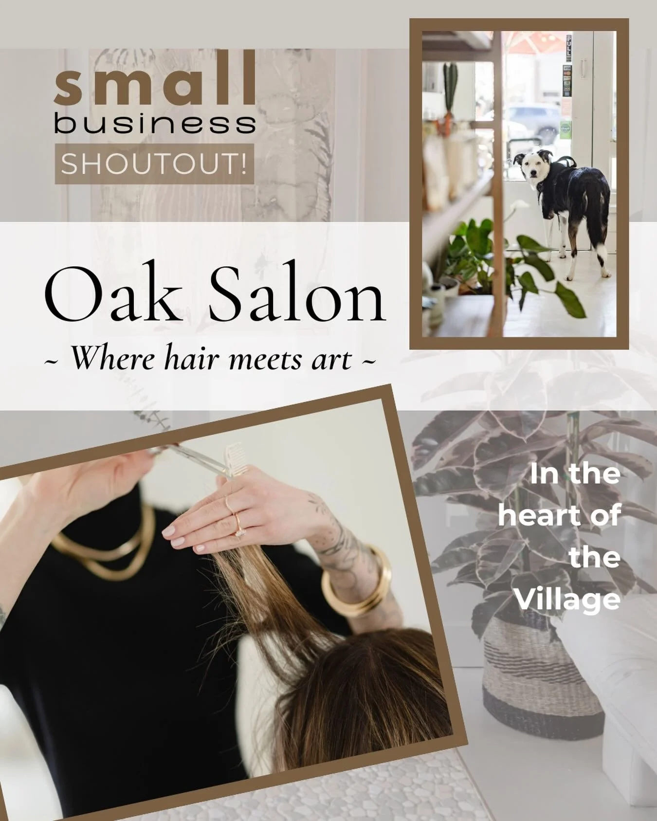 Located in the heart of the Village, Oak Salon specializes in cut, and color, delivering results that match your hair texture, personal style and vibe, in a relaxing, light-filled atmosphere much like its big sister salon @figsalonseattle, which is j