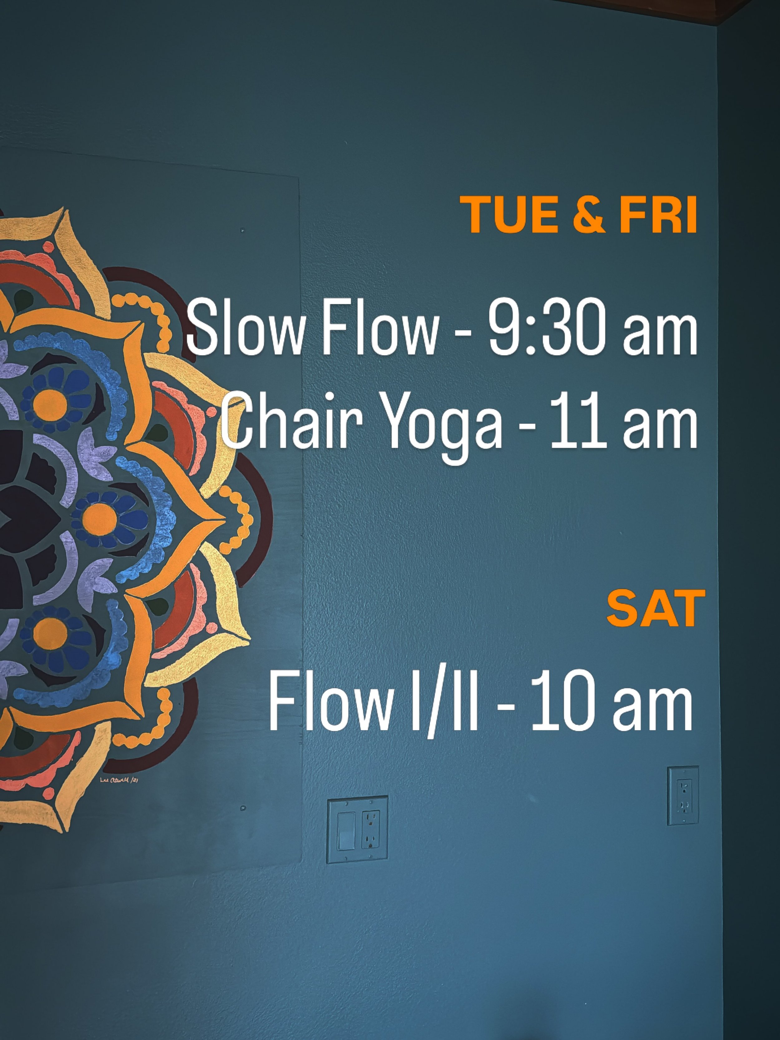 They may not be visible on the calendar, but they are on. You can just show up (and we&rsquo;ll take care of the rest)!
To book virtual Slow Flow* or Flow I/II*, reach out to us by email: magnoliayogaandhealingarts@gmail.com and we&rsquo;ll send you 