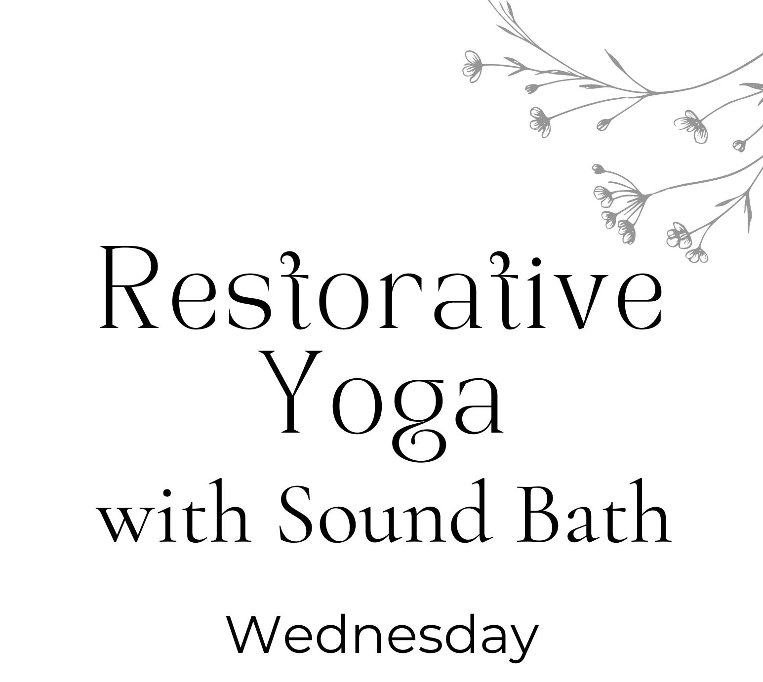 Restorative Yoga with Sound Bath