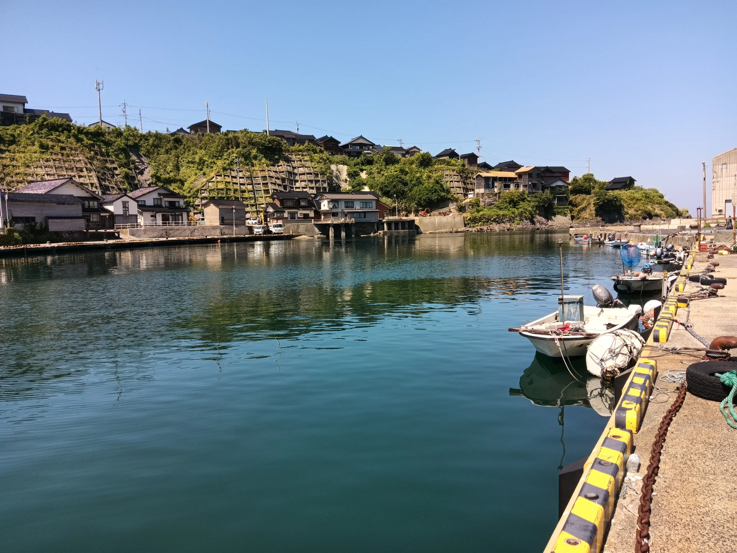 千里浜を走る