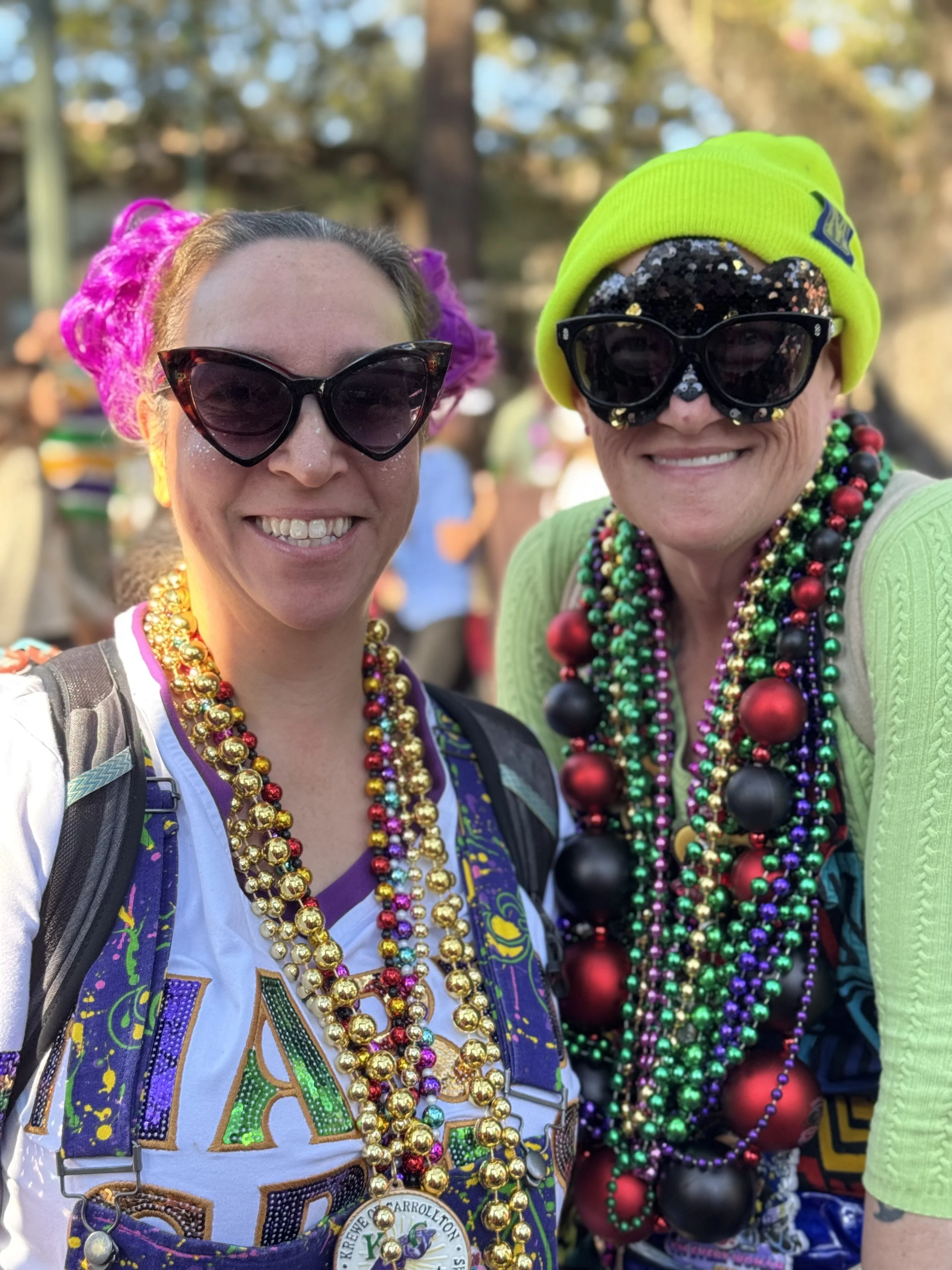Making New Friends at Mardi Gras
