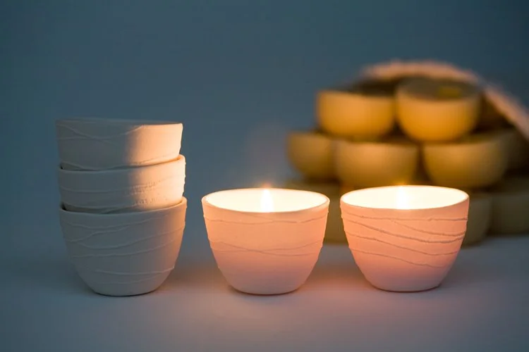 Ceramic Tea Light Holder — Hello Honey
