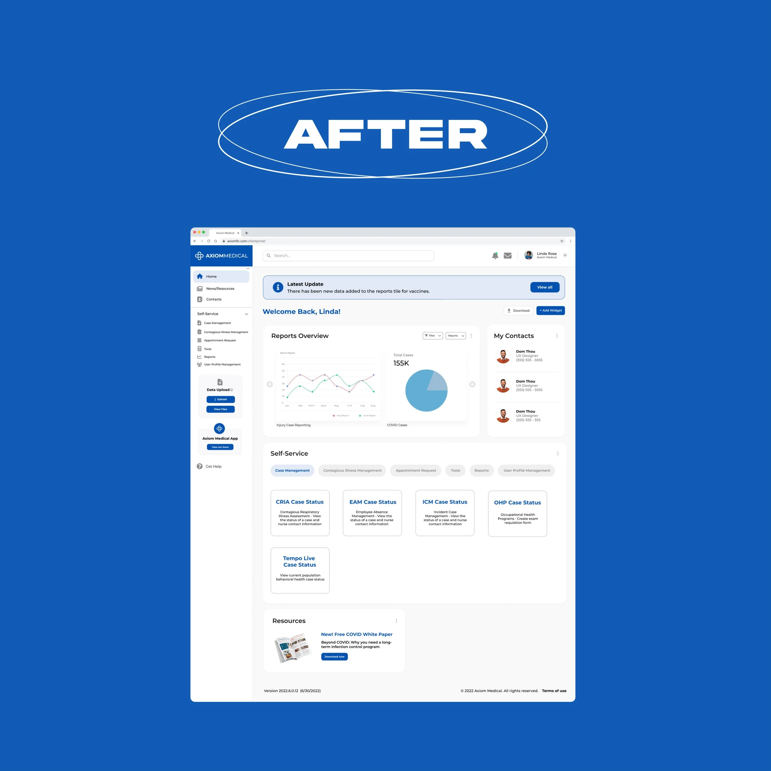 Client Portal Dashboard Redesign — Dom Thou
