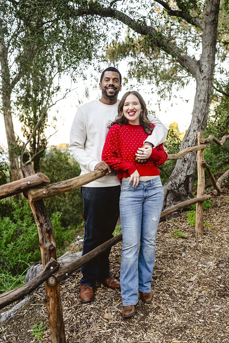 A Relaxed Couple’s Park Session with Their Two Dogs
