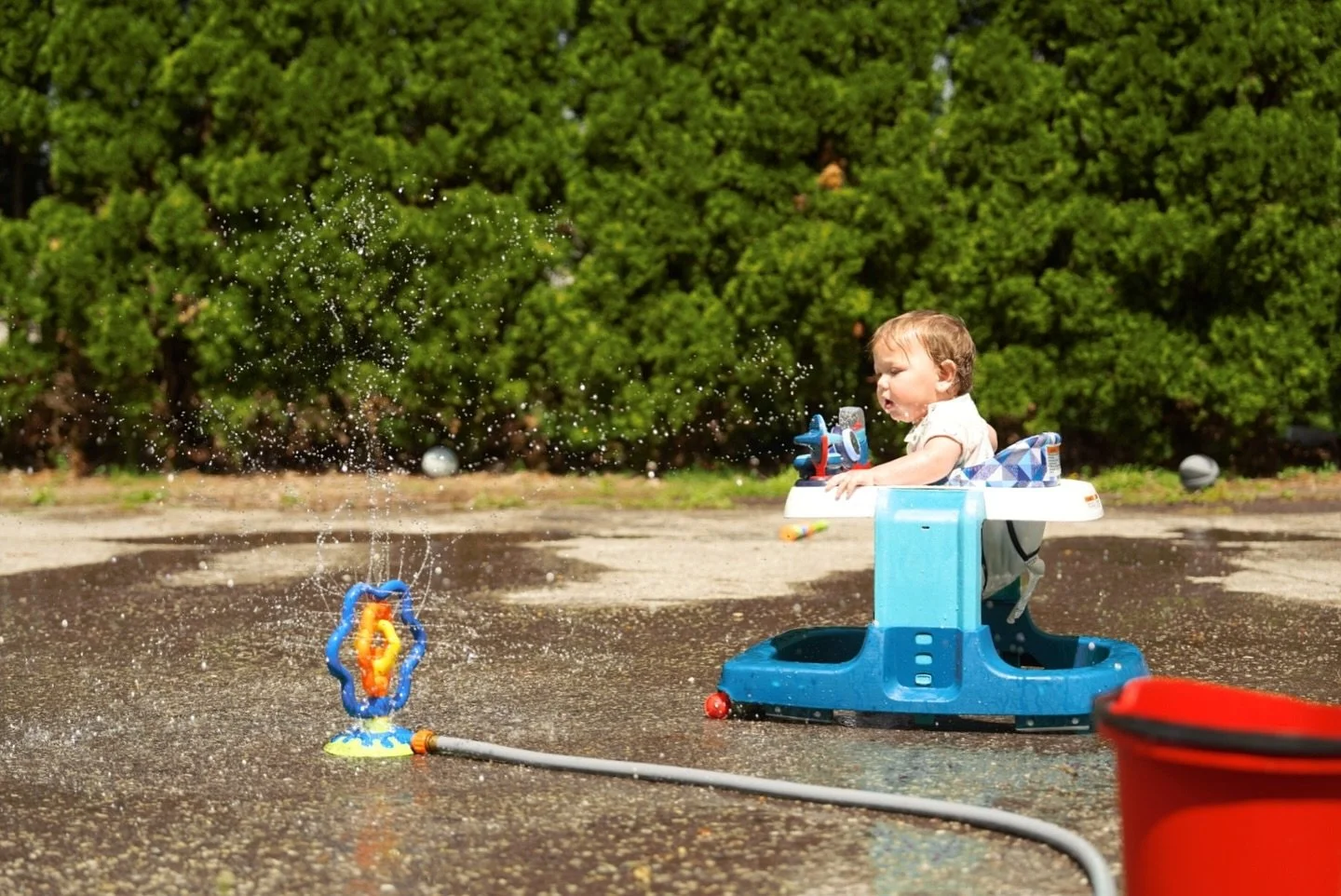 Everyone says you get 18 summers with your kids&hellip;

But the sprinkler days, the belly laughs, the &ldquo;watch me!!&rdquo; moments? 

Those are gone in 8. 

And the tiny days where they&rsquo;re this little, this curious, and this in love with t
