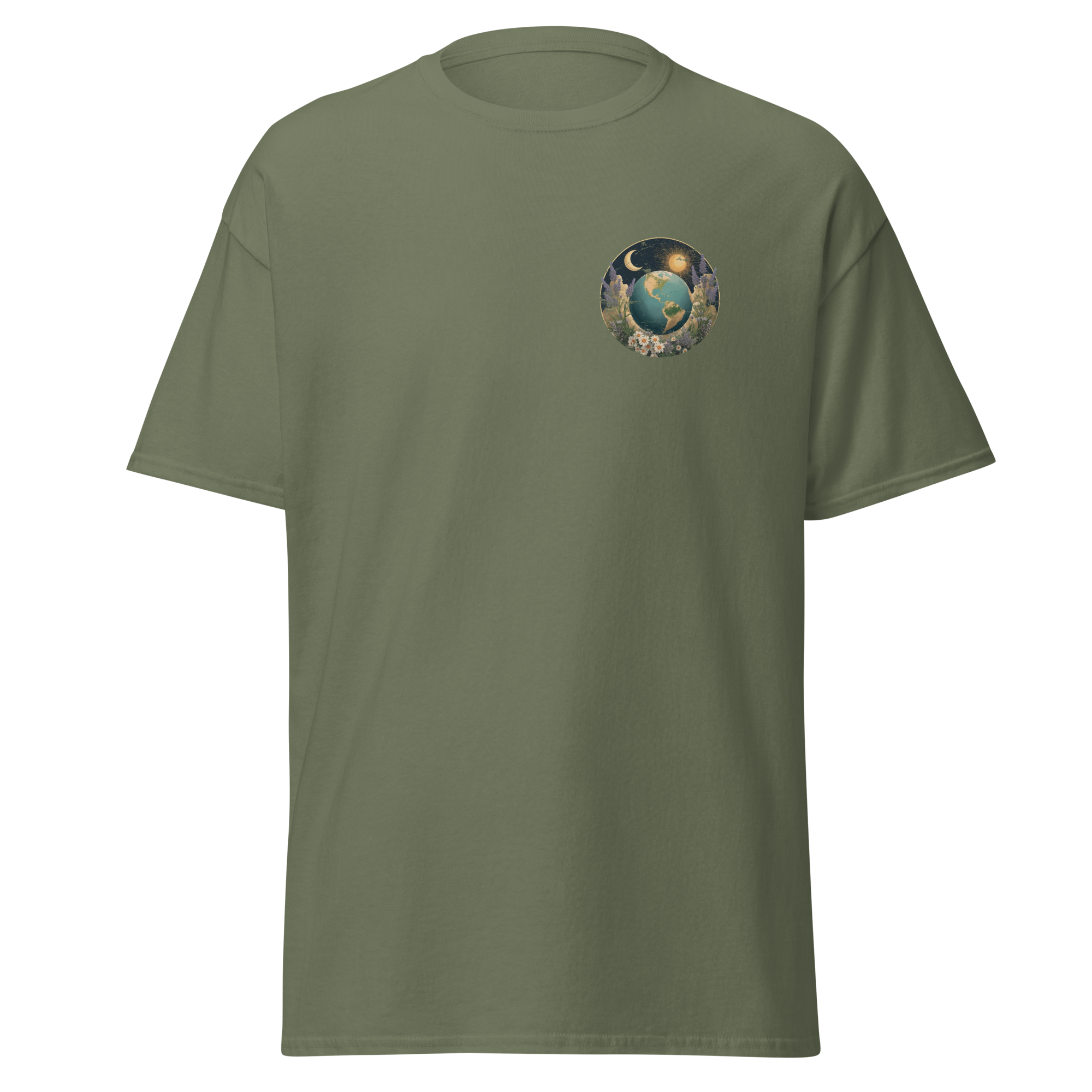 unisex-classic-tee-military-green-front-69f9113c916f1.png