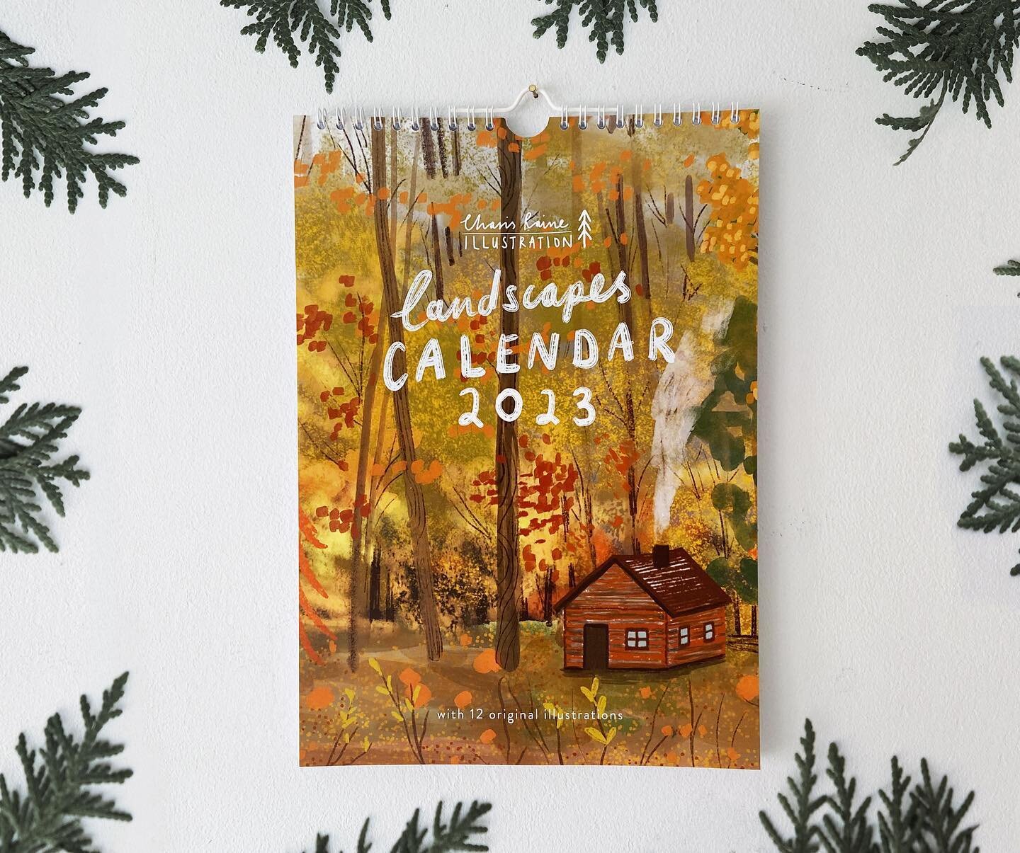 2023 calendars are now available! ✨ A great deal of time and energy goes into creating these so I hope you like them 🖤 I managed to get both A4 and A3 sizes again and they&rsquo;re printed in small batches in the U.K. on lovely thick eco-friendly pa