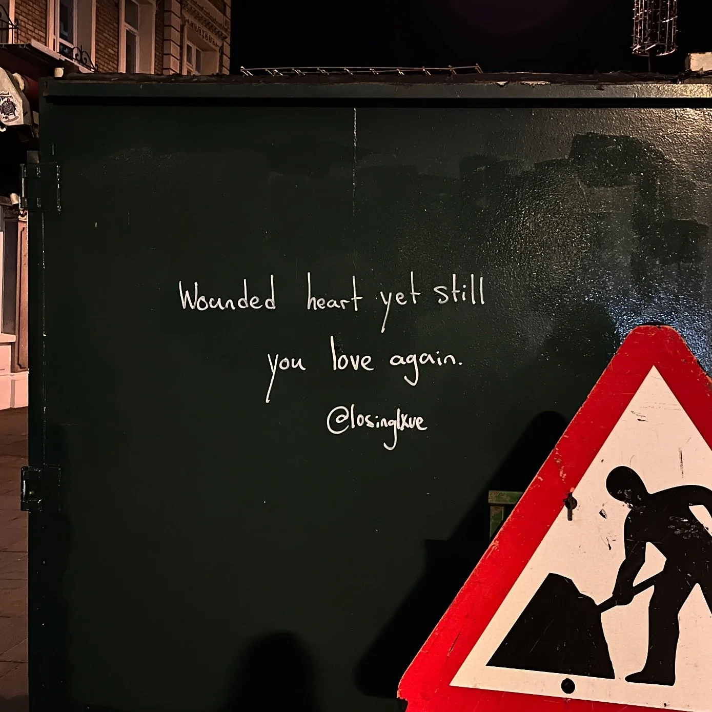 "wounded heart yet still you love again"
the grief is never ending, but so is the love.
10:10 pm monday
#losinglxve