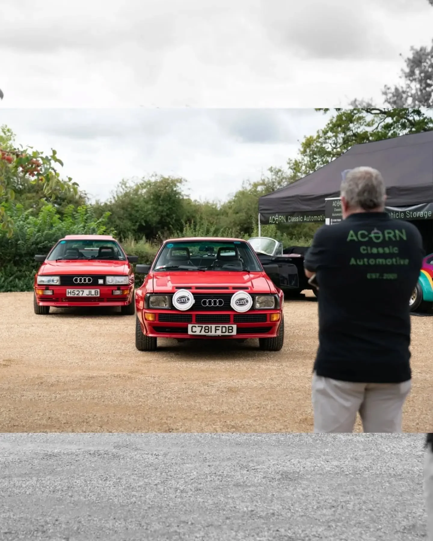 If you aren't already excited tomorrow morning, maybe this 
Throwback to August's Acorn @ The Akeman will get you inspired!
What a photo opportunity it was for @nicad_photography
when these two arrived. 
It's not everyday you see an Original Quattro.