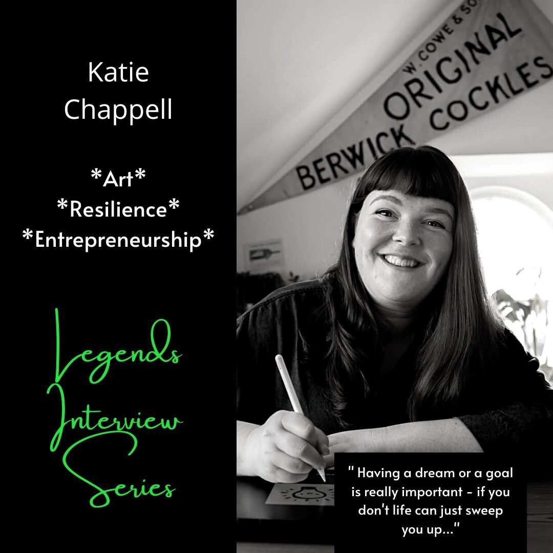 In this episode of Season 2 Legends podcast I Introduced Illustrator Katie Chappell a virtual scribe and live event illustrator best known for her fresh wobbly illustration and giant live window paintings. She has created live illustrations for globa