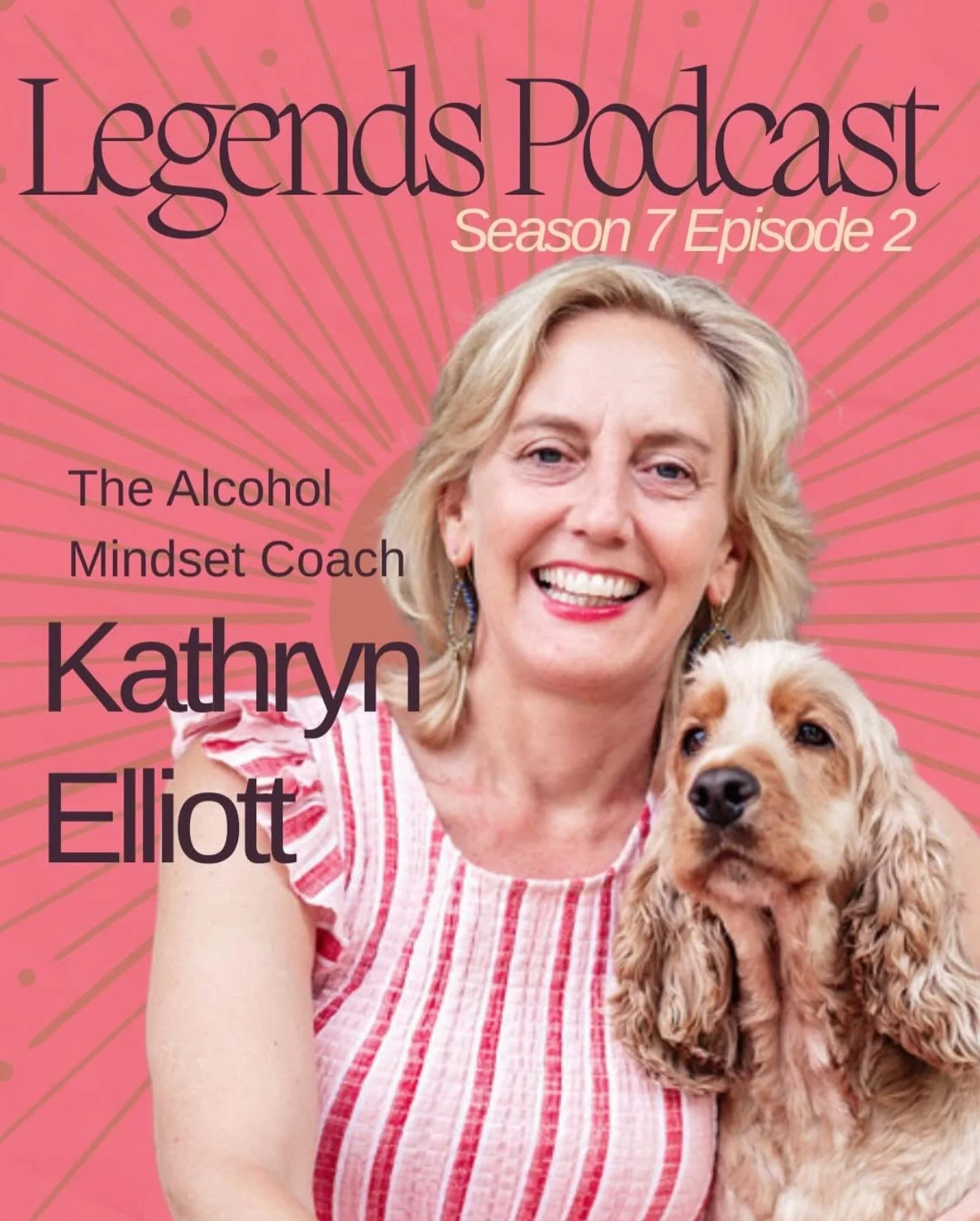 What better way to celebrate Sober October than by releasing Episode 2, Season 7 of the Legends Podcast &mdash; featuring my coach, Kathryn Elliott, Australia&rsquo;s leading Alcohol Mindset Coach and advocate for Breast Cancer Awareness. 💗

This ep