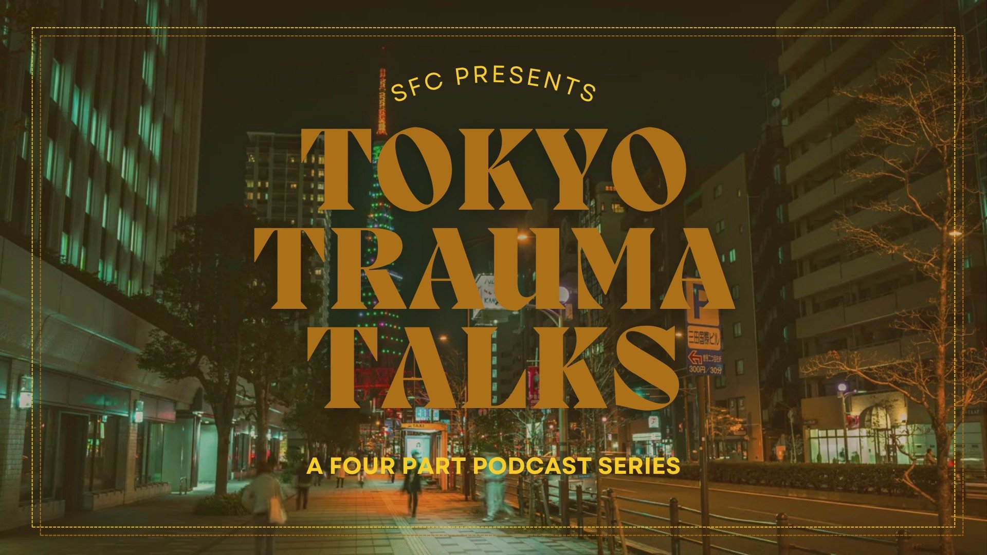 🎙️ Introducing: Tokyo Trauma Talks 🌸

A four-part podcast series born from one powerful conversation &mdash; where four women from around the world explore the many faces of trauma, healing, and community.

Join hosts Sarah Furuya of @sarahfuruyaco