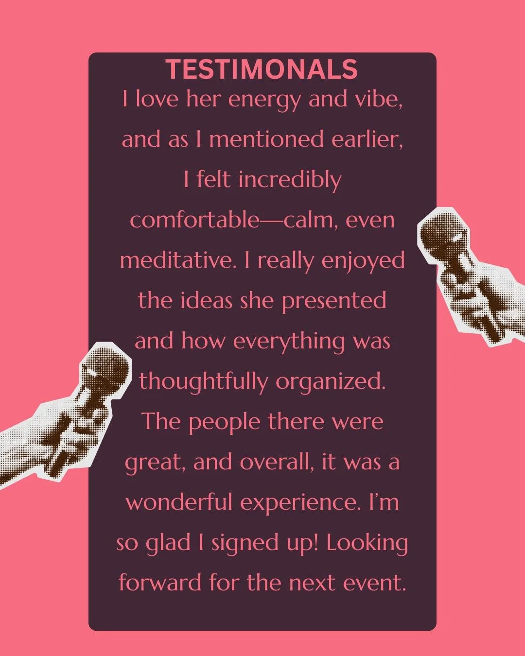 The most meaningful feedback is never about perfection &mdash; it&rsquo;s about connection.
When clients share their experience, it helps me grow as a practitioner and helps others understand what this kind of support can really feel like.

I&rsquo;m