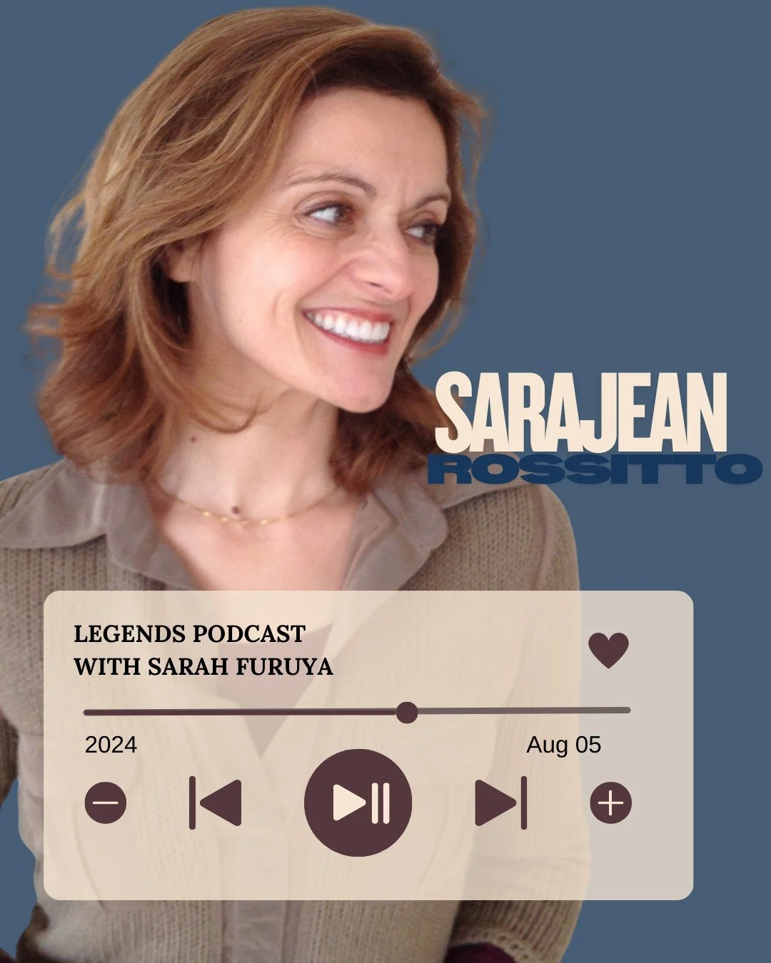 Renew. Reset. Revist.

Let's revisit this episode with the remarkable Sarajean Rossitto &mdash; a woman who reminds you that renewal doesn&rsquo;t always come from big gestures, but from choosing hope again and again.

From New York roots and Italian