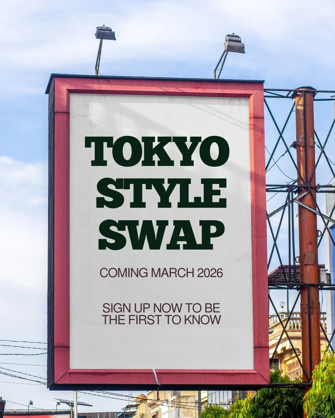 🌸 TOKYO STYLE SWAP - SPRING 2026 IS COMING! 🌸

What didn't you wear this season? What do you want to make space for in spring?

Join us for Tokyo's favorite clothing swap event where conscious consumption meets creative community! Whether you're do