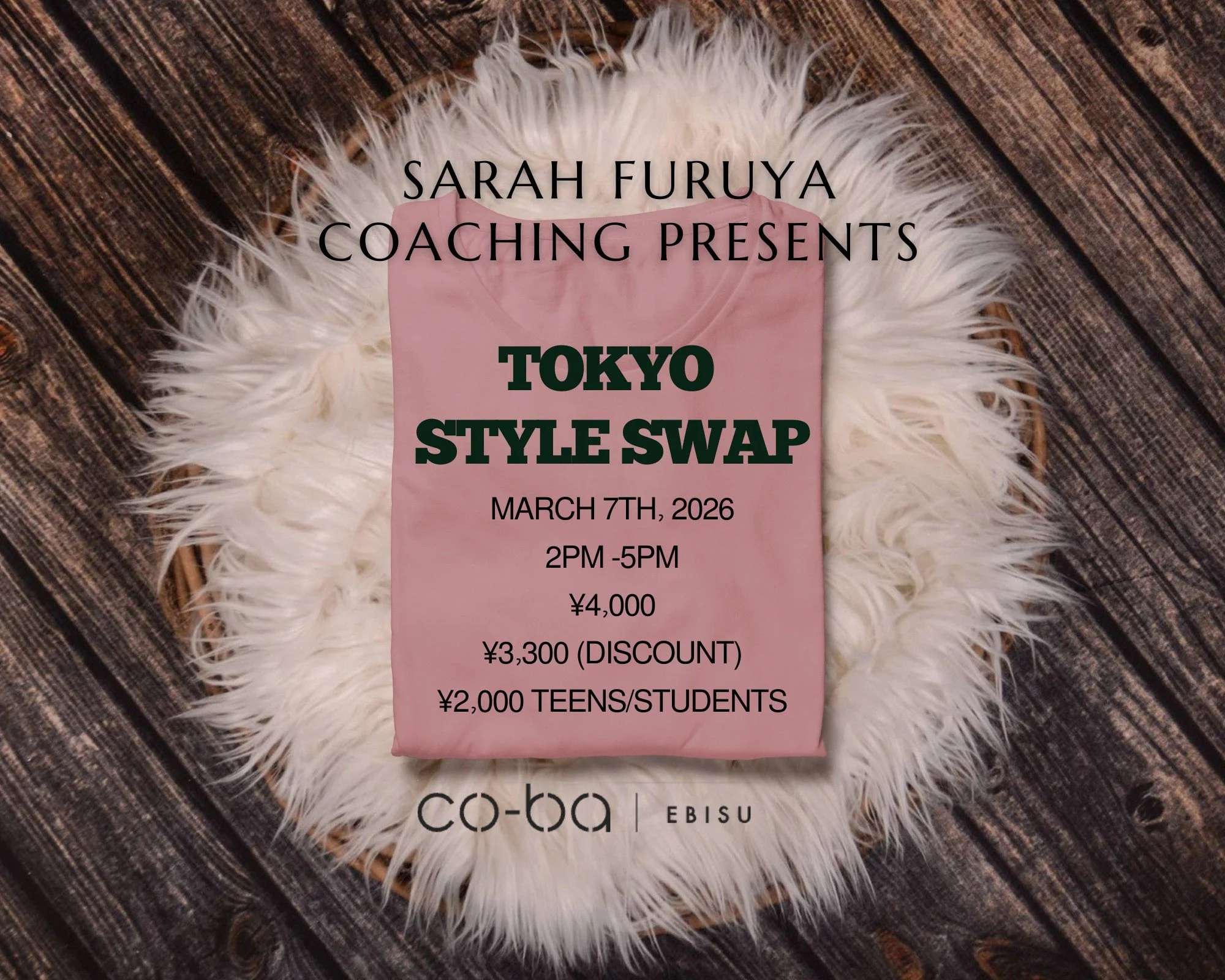🛍We are back  BUT with a new location!🛍

One person&rsquo;s &ldquo;meh&rdquo; is someone else&rsquo;s &ldquo;OMG, I need this!&rdquo; ✨
Ready to give your wardrobe a glow-up&mdash;without buying anything new? Tokyo Style Swap is your chance to trad