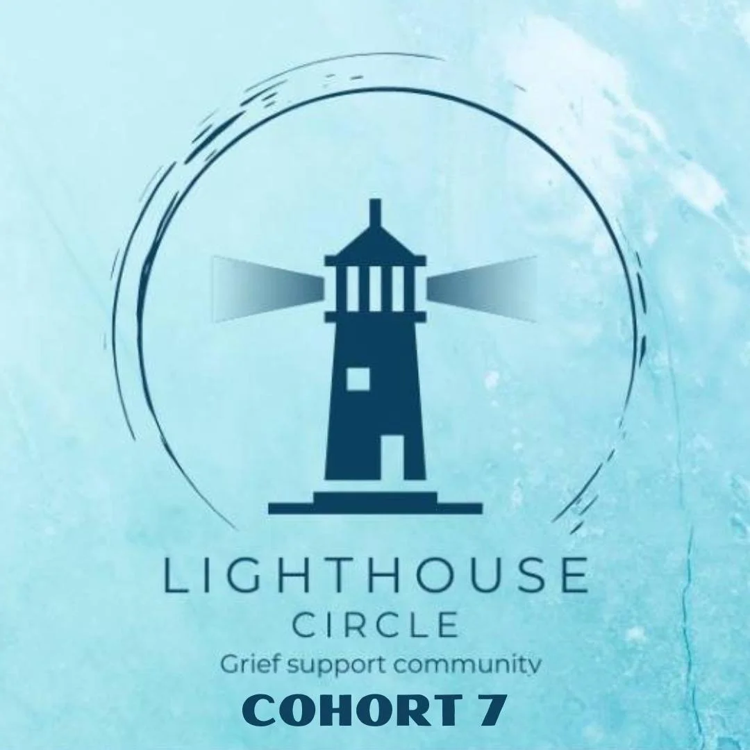 💬 "We don't heal in isolation but in community."
In Cohort 7 of the Lighthouse Circle, we come together to witness each other's grief &mdash; without judgment, without minimizing, and without rushing.
We journal. We practice. We sit with t