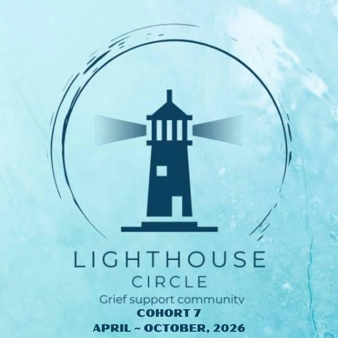 💬 "We don't heal in isolation but in community."
In Cohort 7 of the Lighthouse Circle, we come together to witness each other's grief &mdash; without judgment, without minimizing, and without rushing.
We journal. We practice. We sit with t