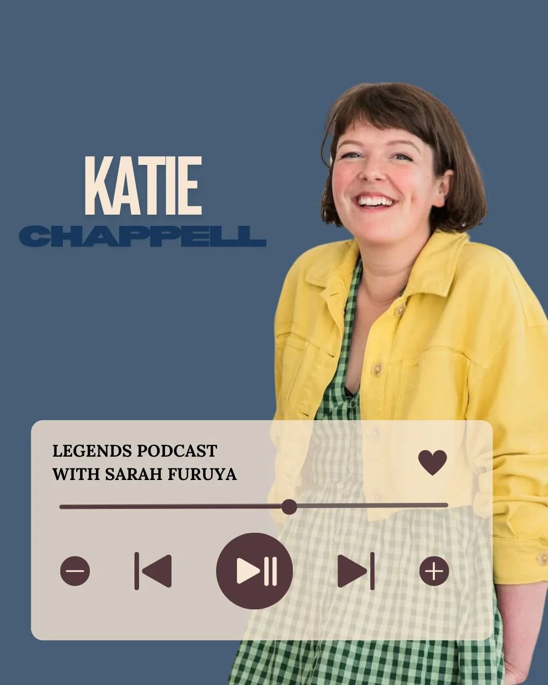 There are many ways to live a life.
And sometimes the losses we carry quietly become the very things that set us free.
Katie Chappell is a live illustrator who has painted giant windows for Apple, Google, Facebook and Nespresso. She is hilarious, wil