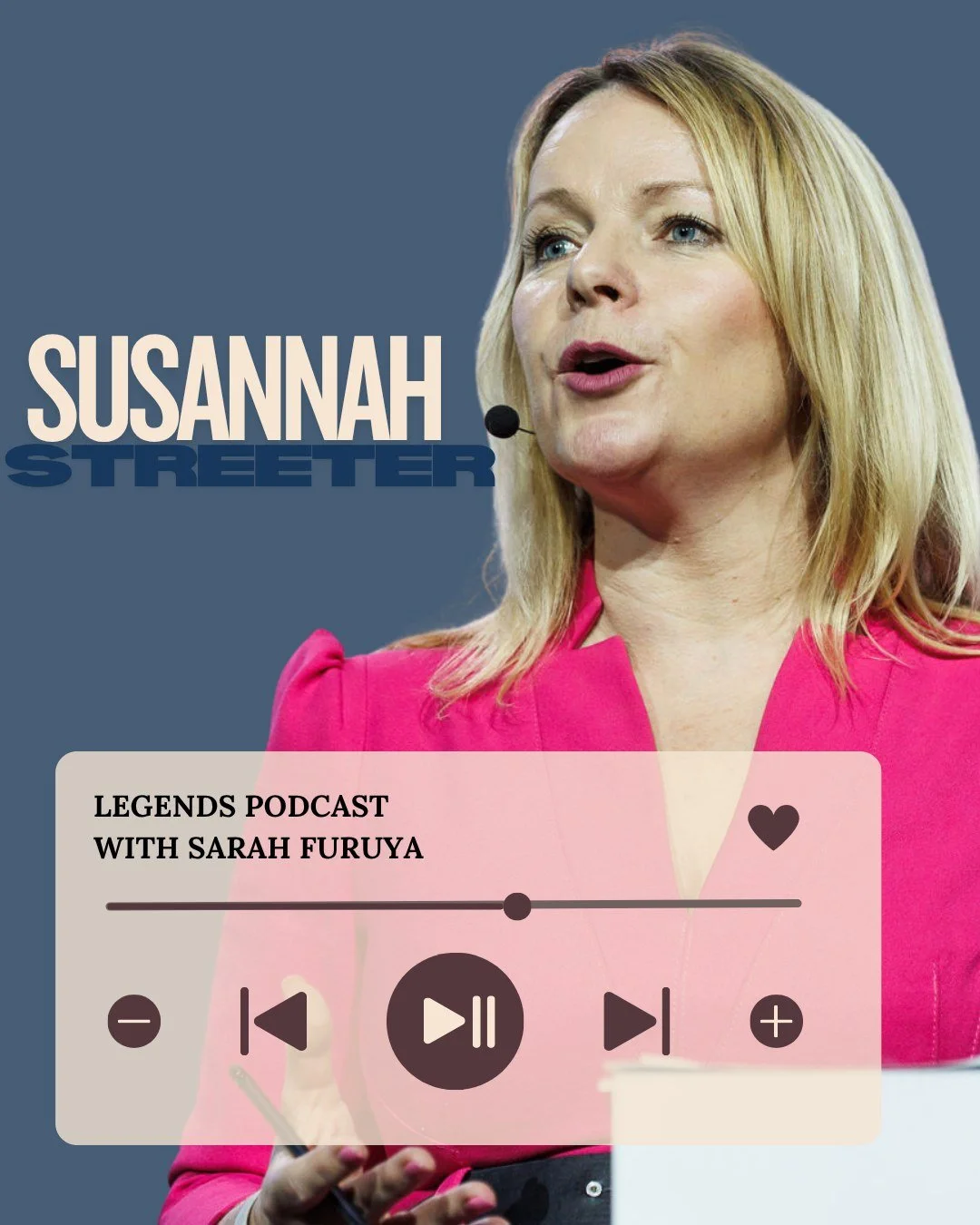 There are many ways to live a life.

And so many of them are shaped by loss.

Susannah Streeter is a BBC anchor, a senior markets analyst, a mother of three, and one of my oldest and dearest friends. She is also someone who knows what it means to car