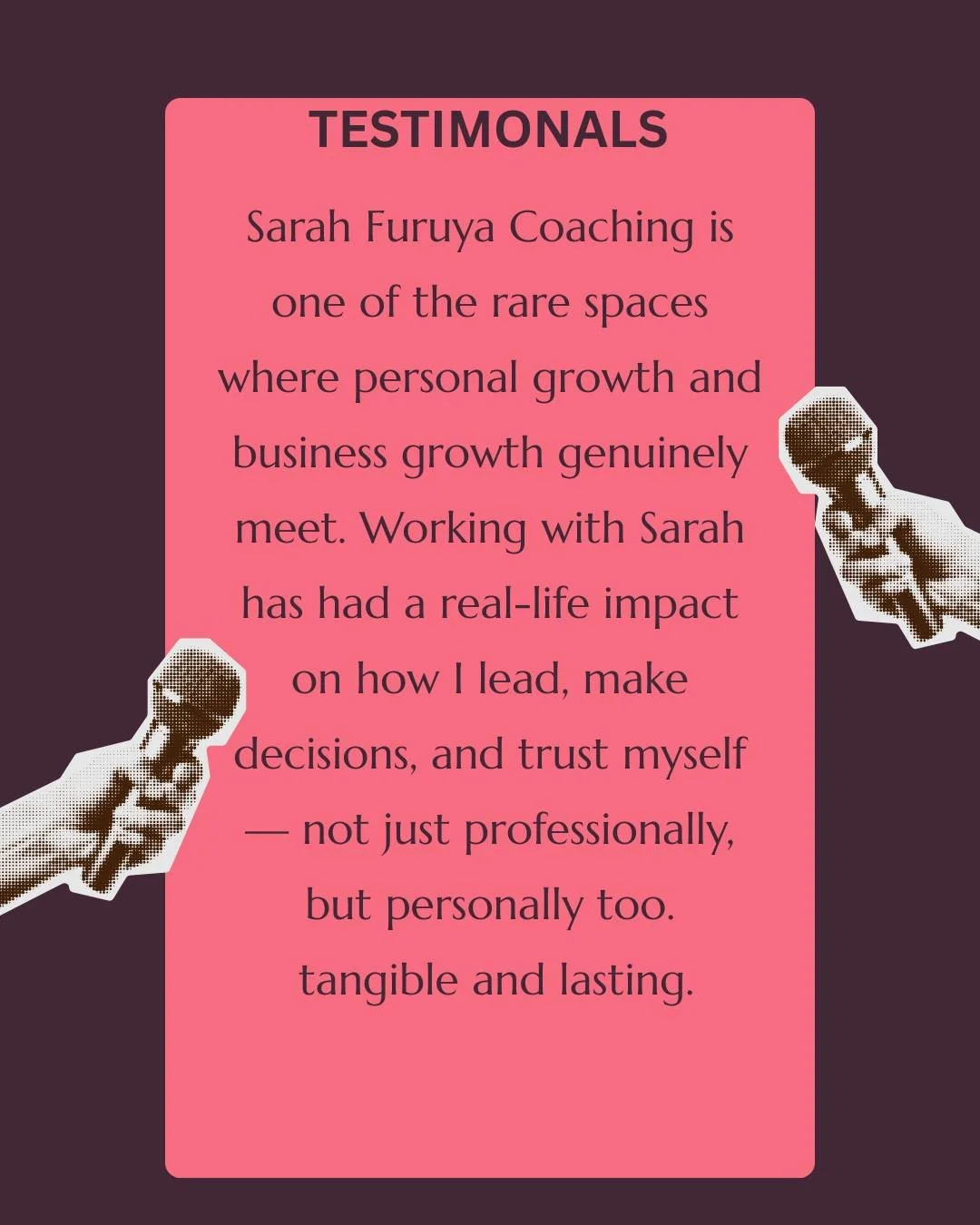 When clients share their experience, it helps me grow as a practitioner and helps others understand what this kind of support can really feel like.

🔗 Book your discovery call today &mdash; link in bio!

https://sarahfuruyacoaching.as.me/

📰To sign