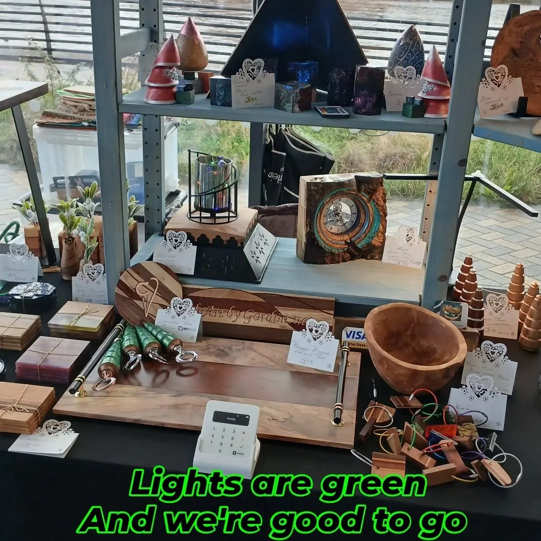 So it begins. 

Thankfully the rain has stopped and everything is pointing to a fun day. 

We're at The Cutty Sark Centre in Ayr today. Some new goodies for you to see on the shelves. 

Maybe see you later.

G