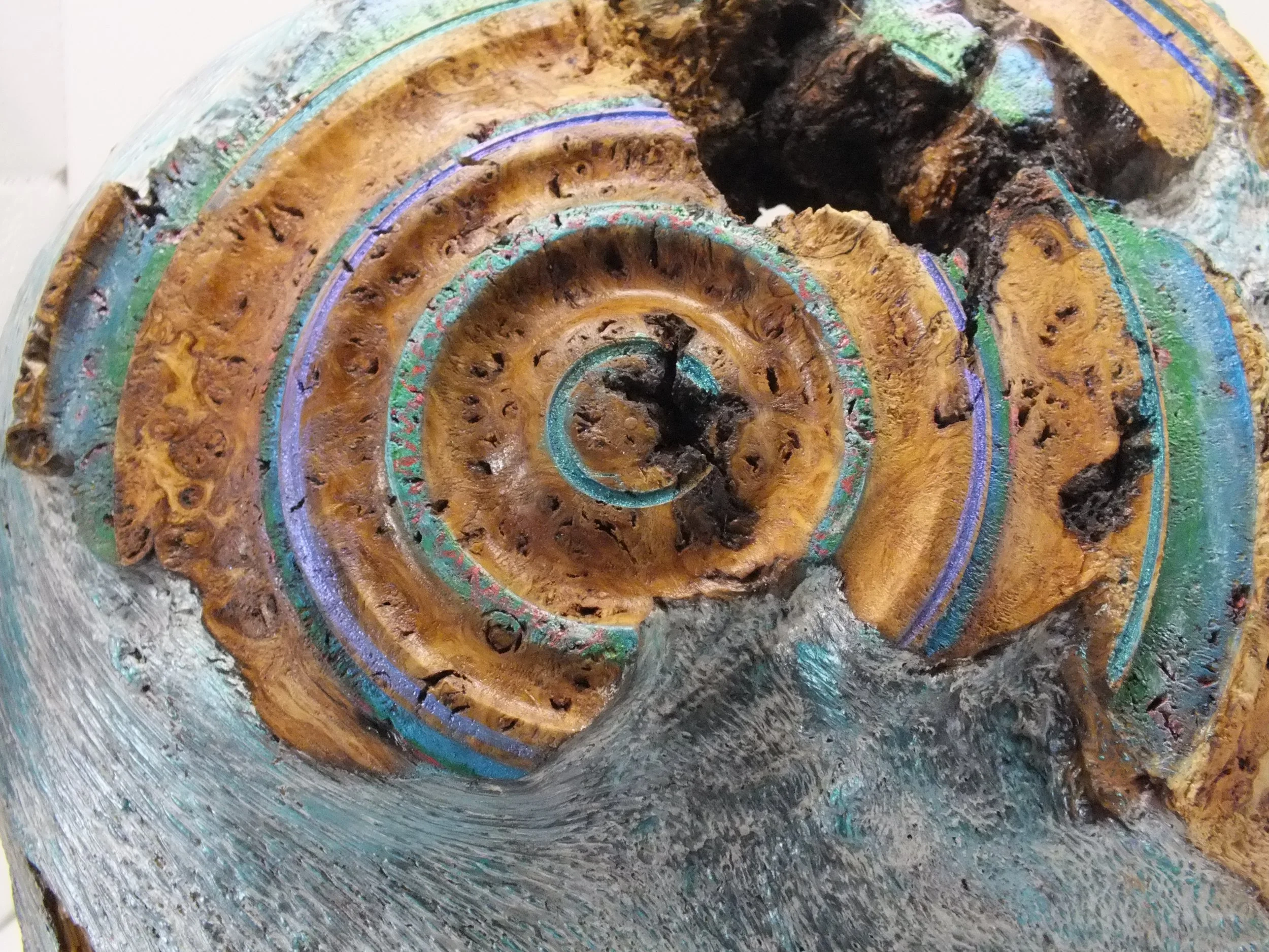 Burr Oak Blue decorative shield