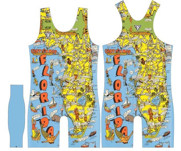 Florida Map Singlet