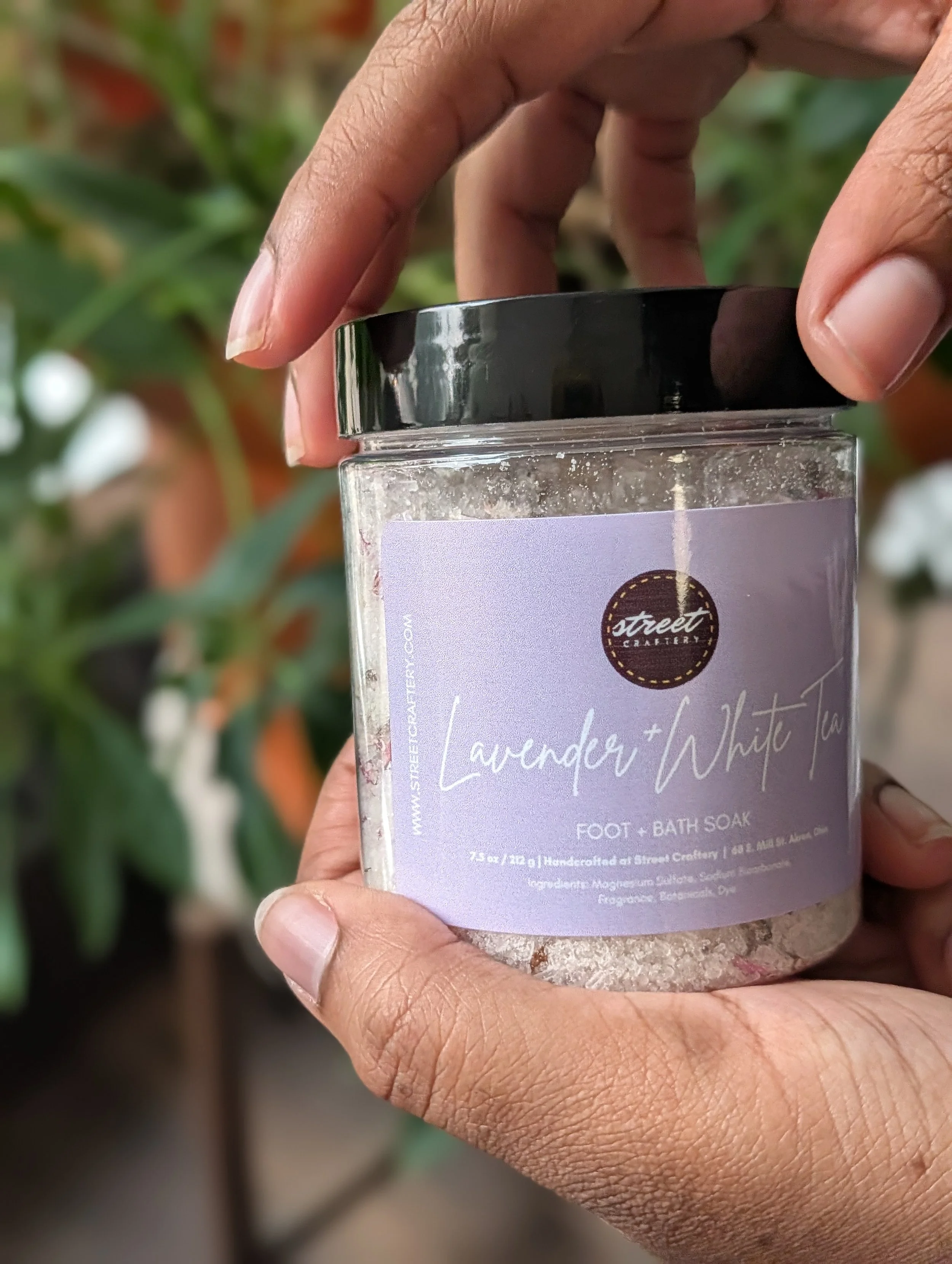 Lavender + White Tea Foot + Bath Soak