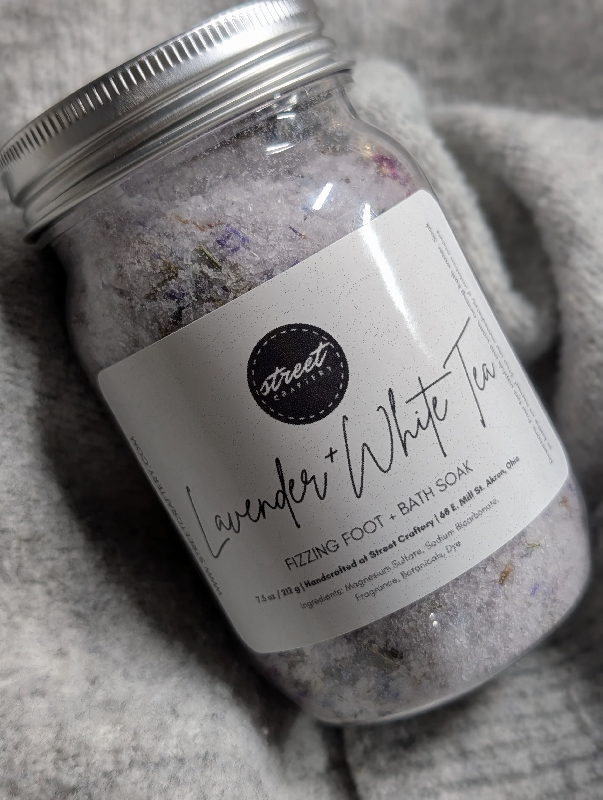 Lavender + White Tea Foot + Bath Soak