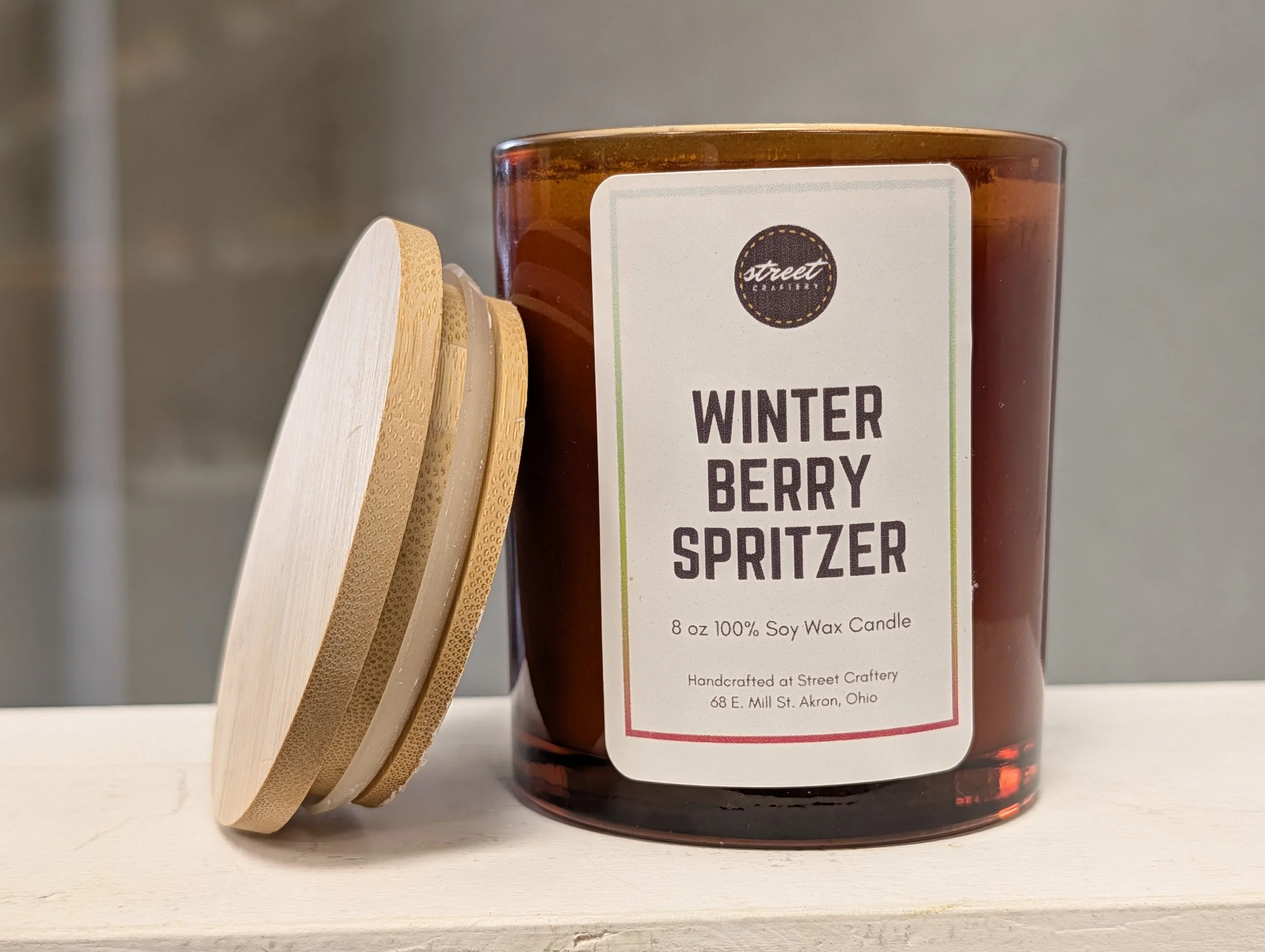 Winter Berry Spritzer Soy Candle - 8 oz