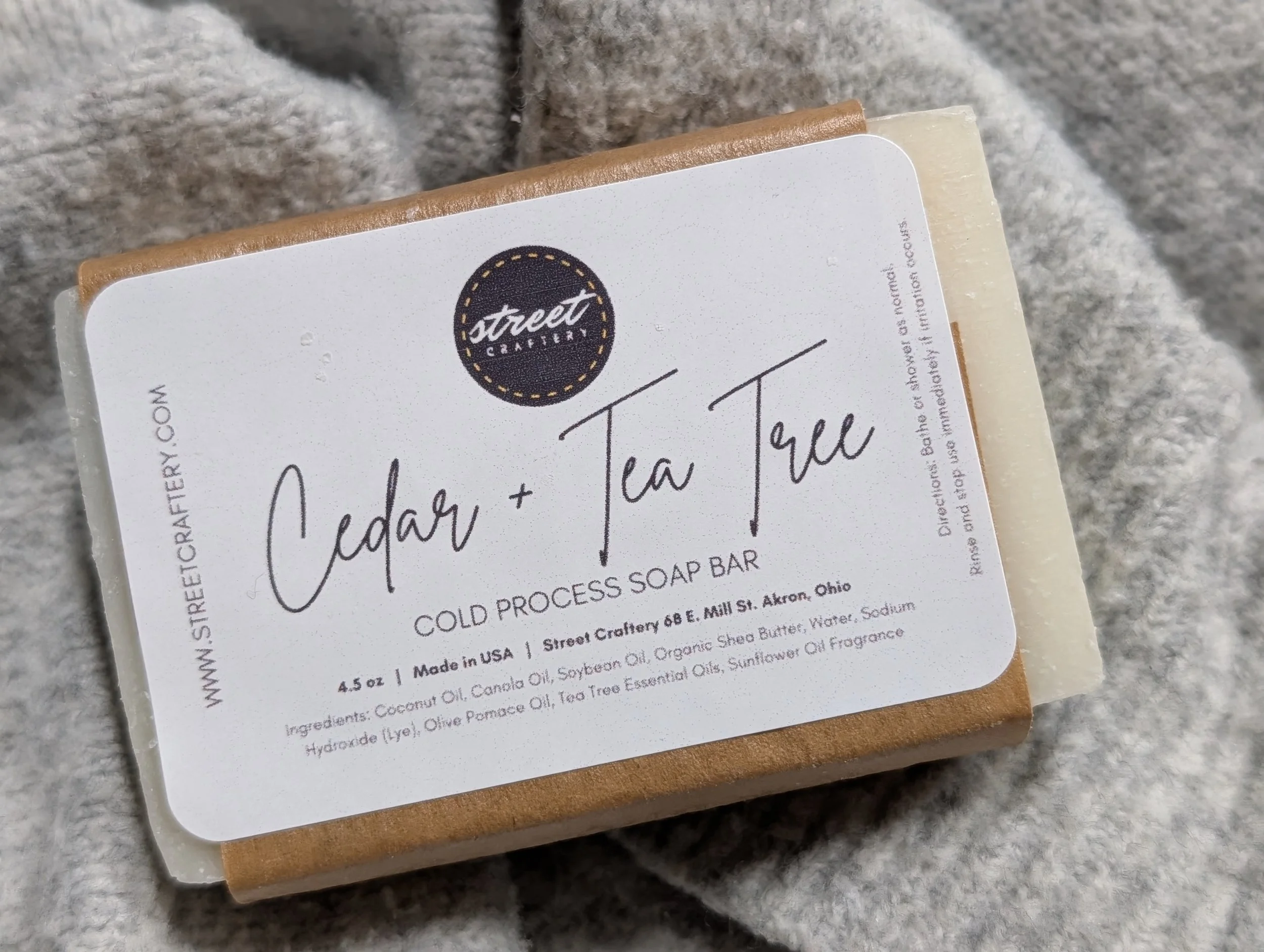 Cedar + Tea Tree Soap Bar
