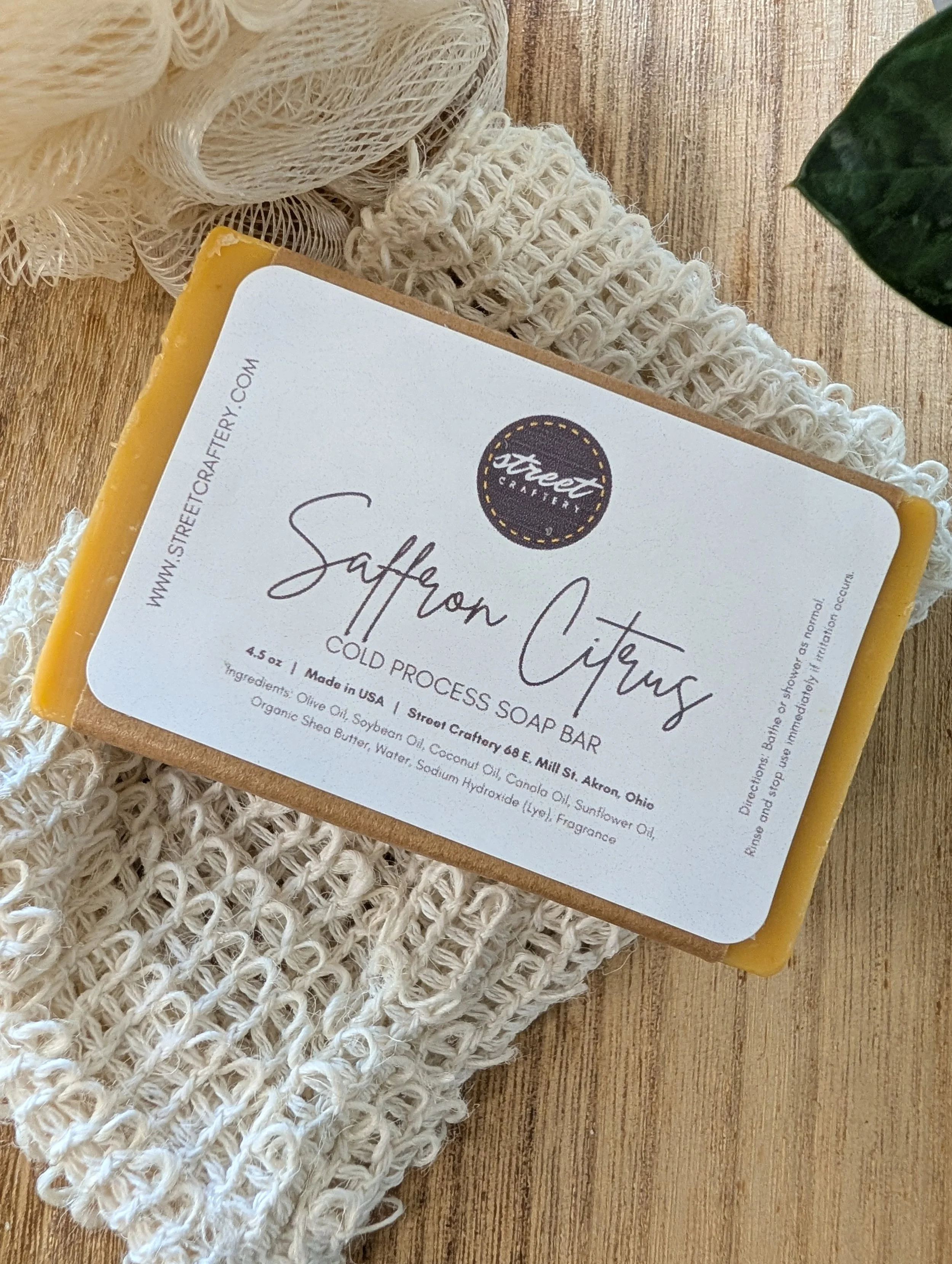 Saffron Citrus Soap Bar