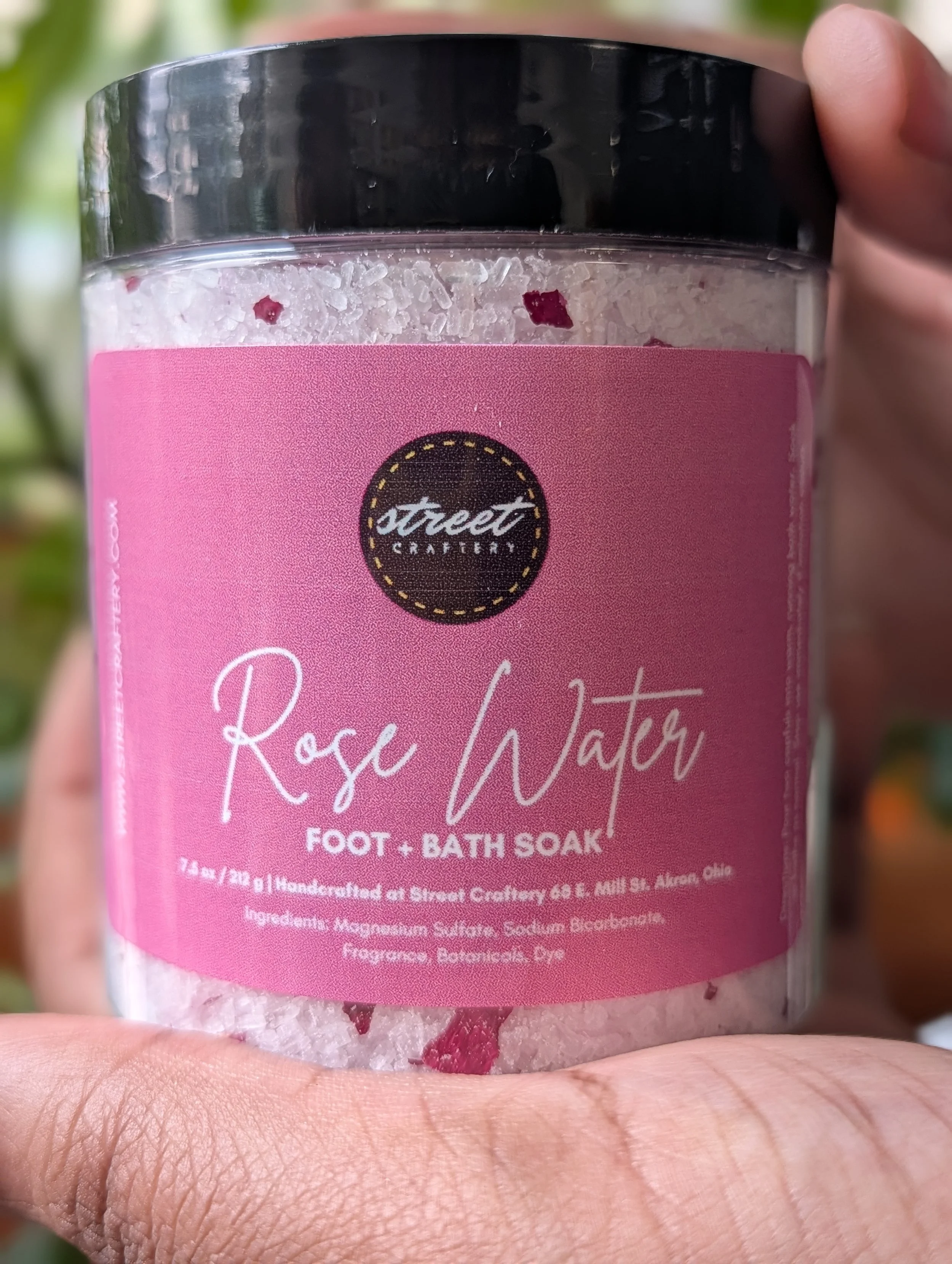 Rose Water Foot + Bath Soak