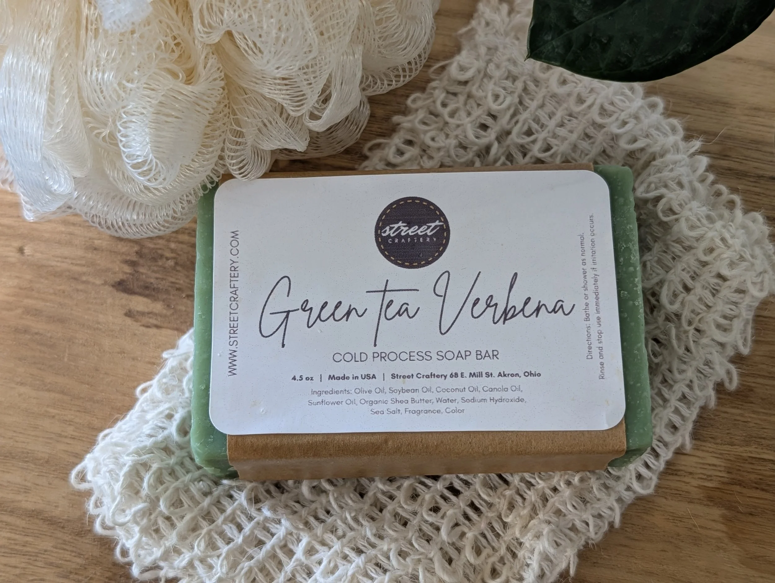 Green Tea Verbena Soap Bar