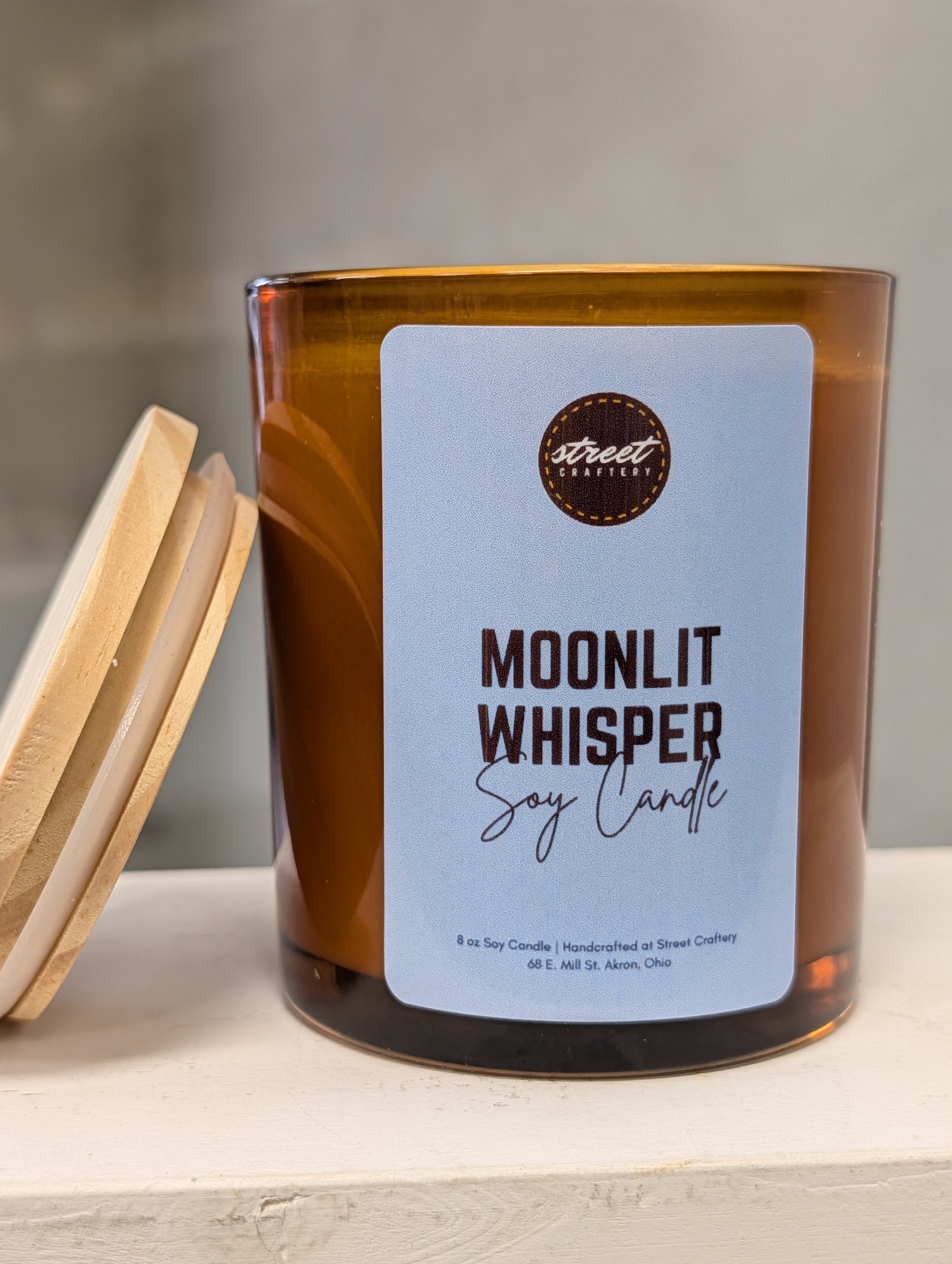 Moonlit Whisper Soy Candle - 8 oz