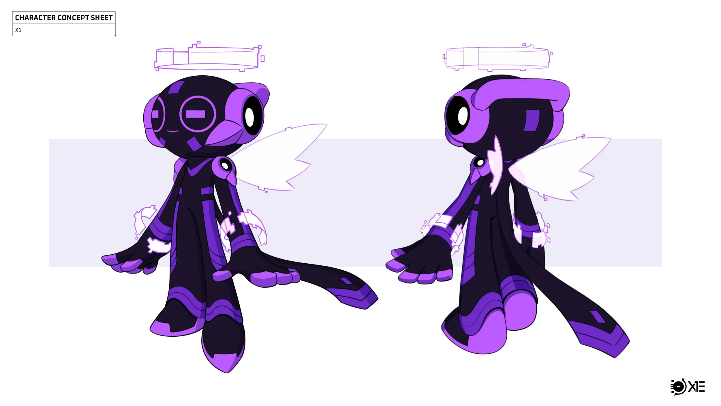 X1 - Character design - click for full process