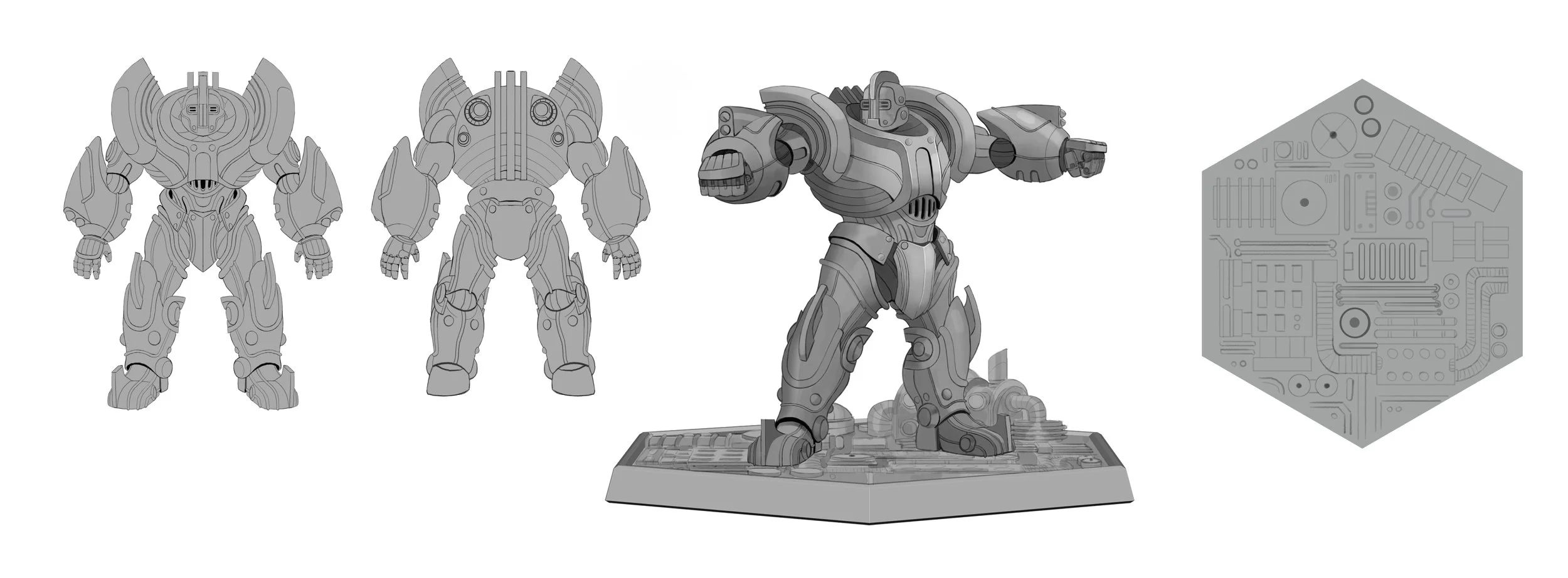 Final model and base.