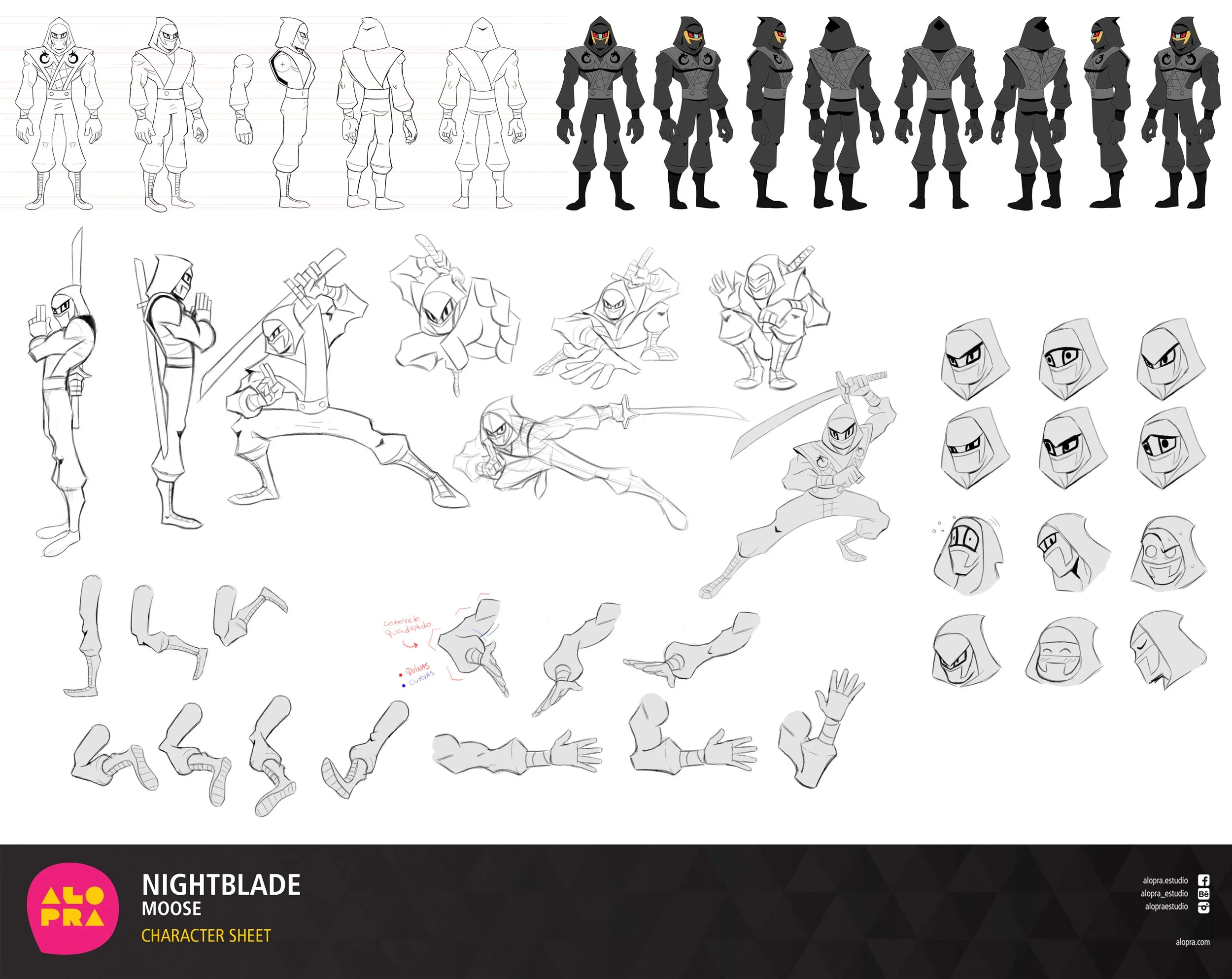 Character Sheet for NightBlade