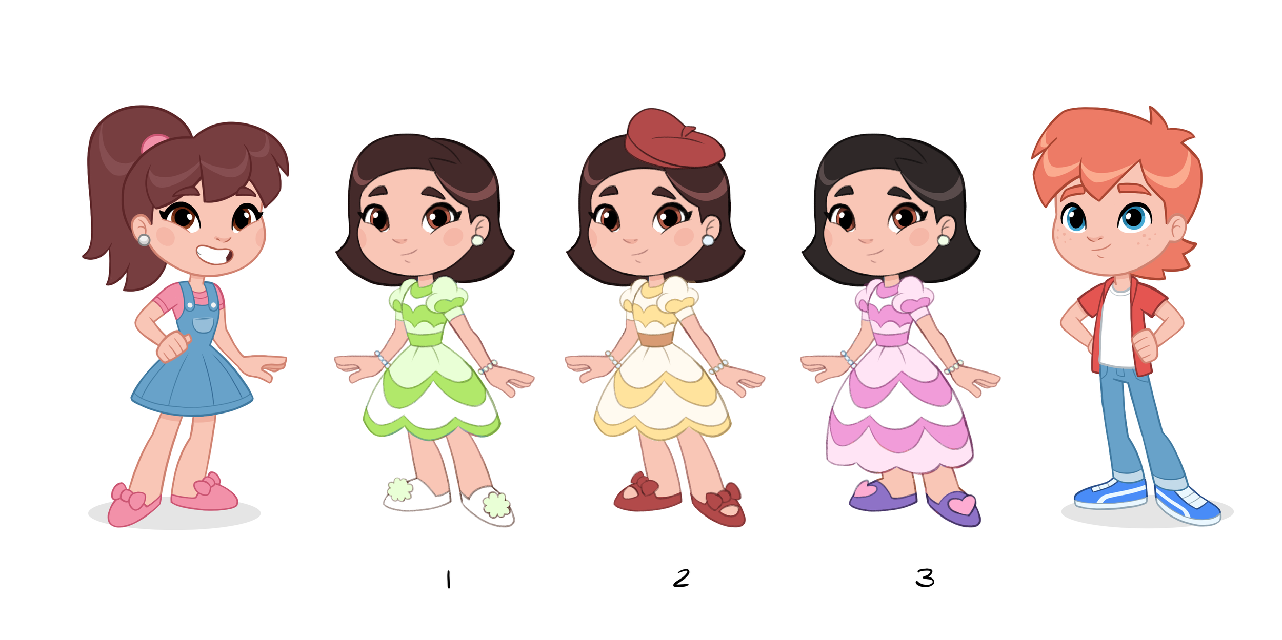 Character design exporation - Amelie