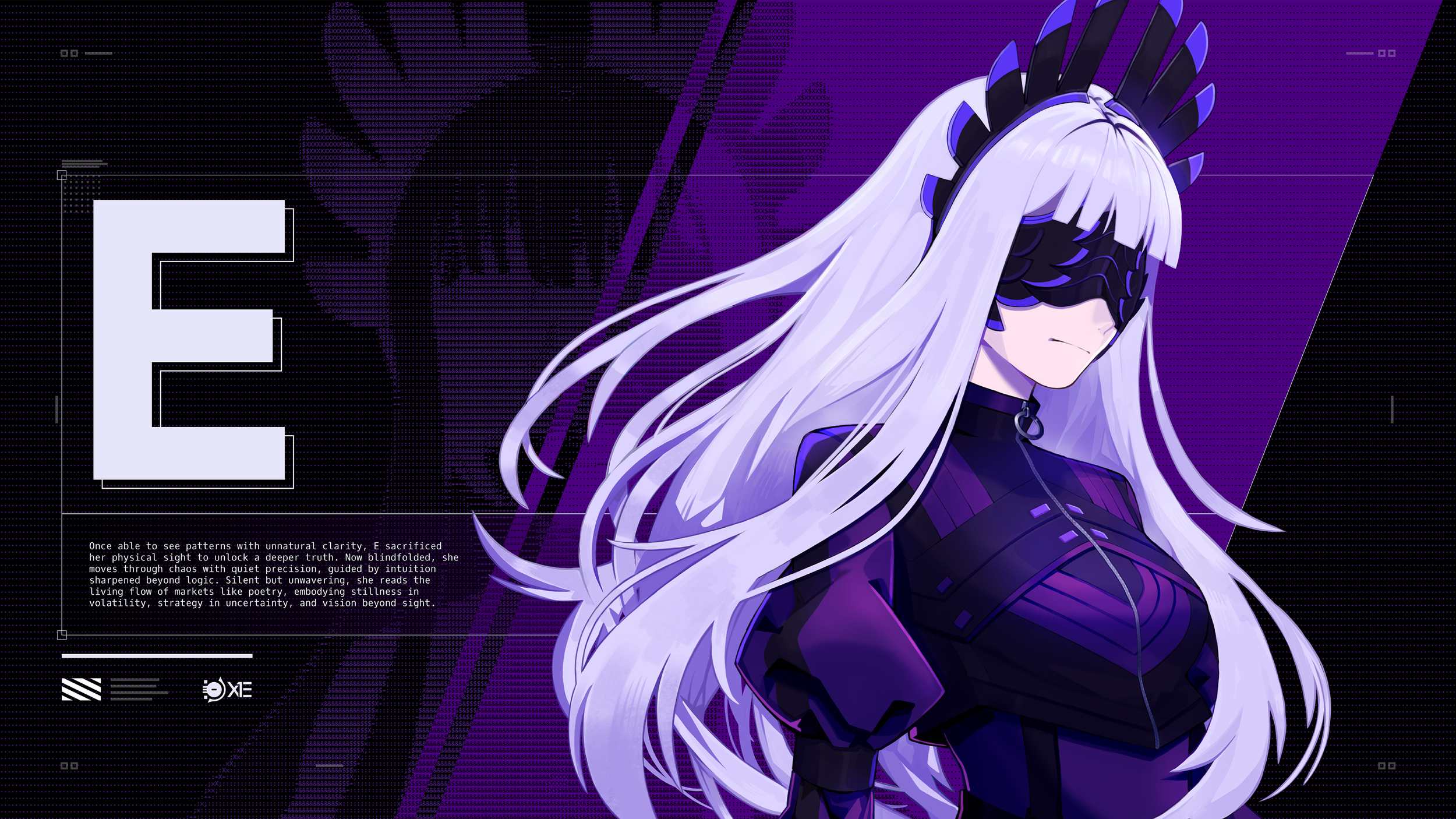 E presentation card.