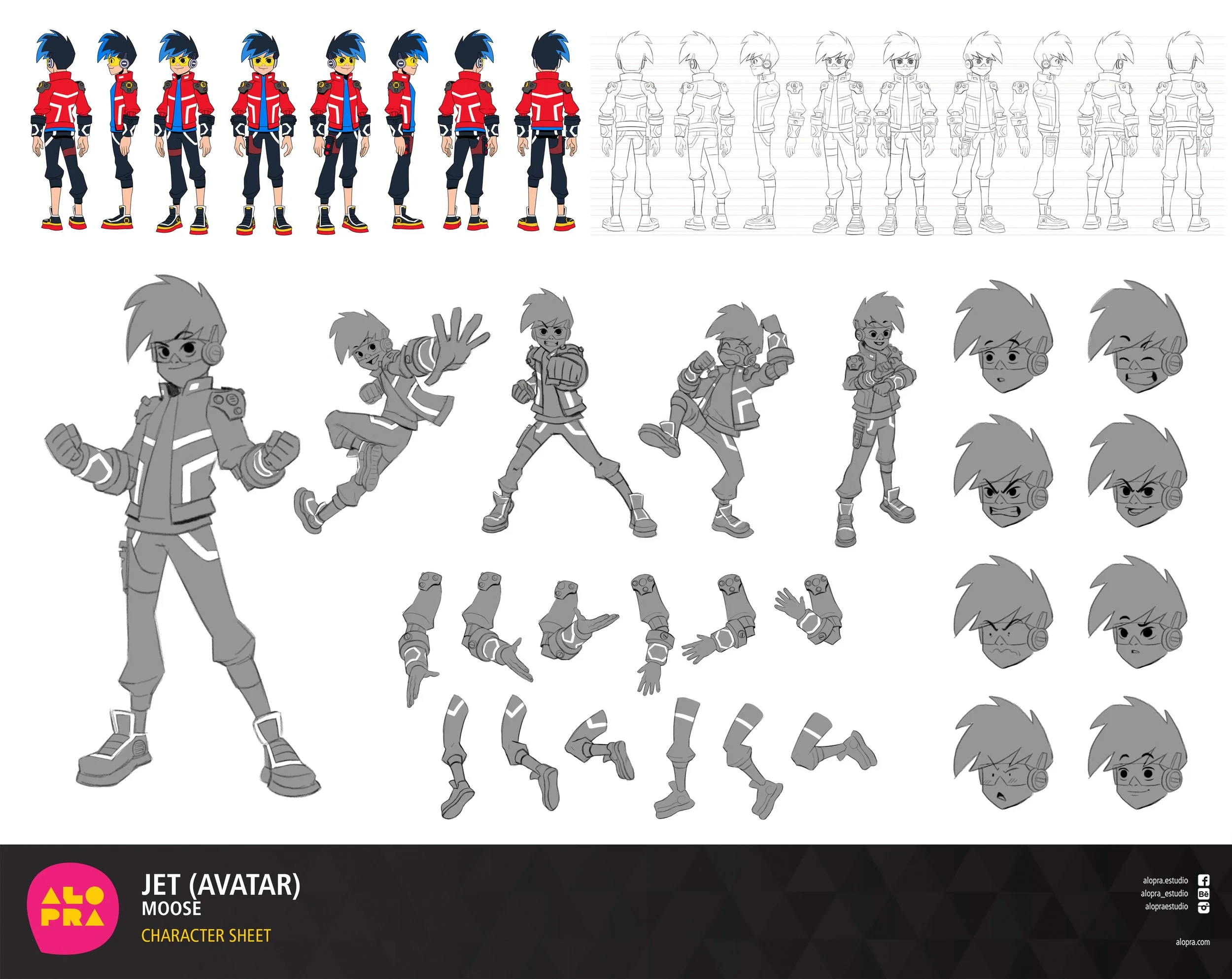 Character Sheet for Jet (Avatar form)