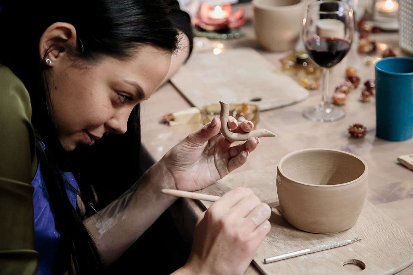 Date Night Pottery Class For Couples NYC. Fun Pottery Classes NYC