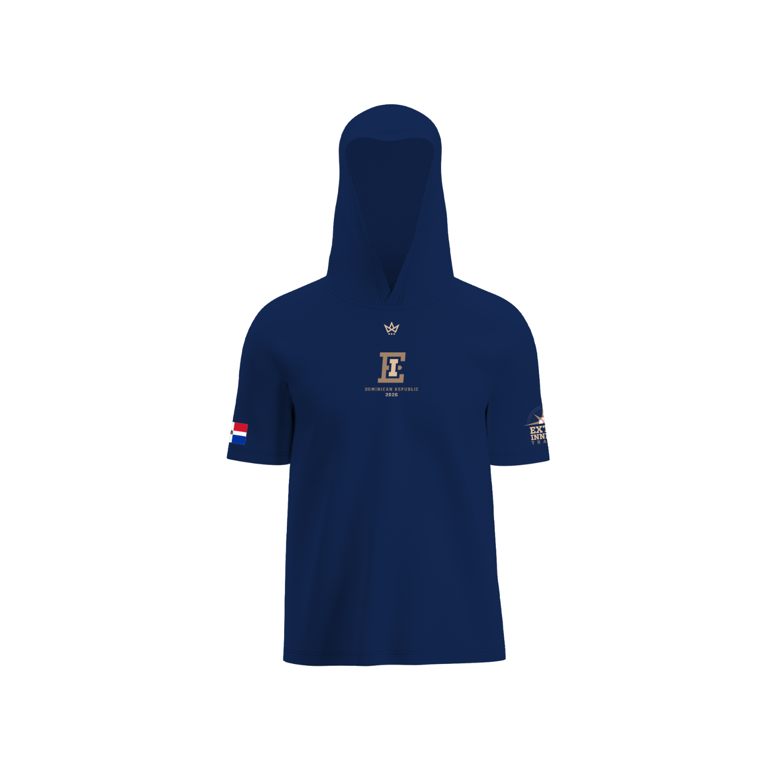 EXTRA INNINGS TRAVEL - DR TRIP PERFORMANCE SS HOODIE [NAVY]