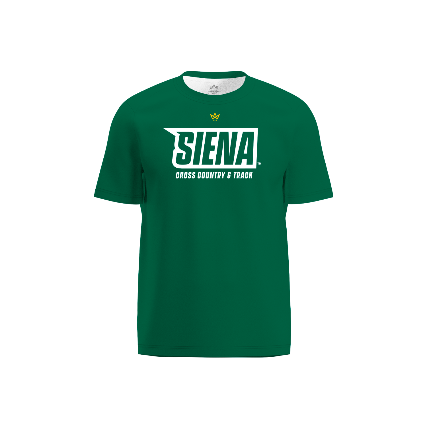 SIENA UNIVERSITY CROSS COUNTRY & TRACK PERFORMANCE SS TEE - GREEN