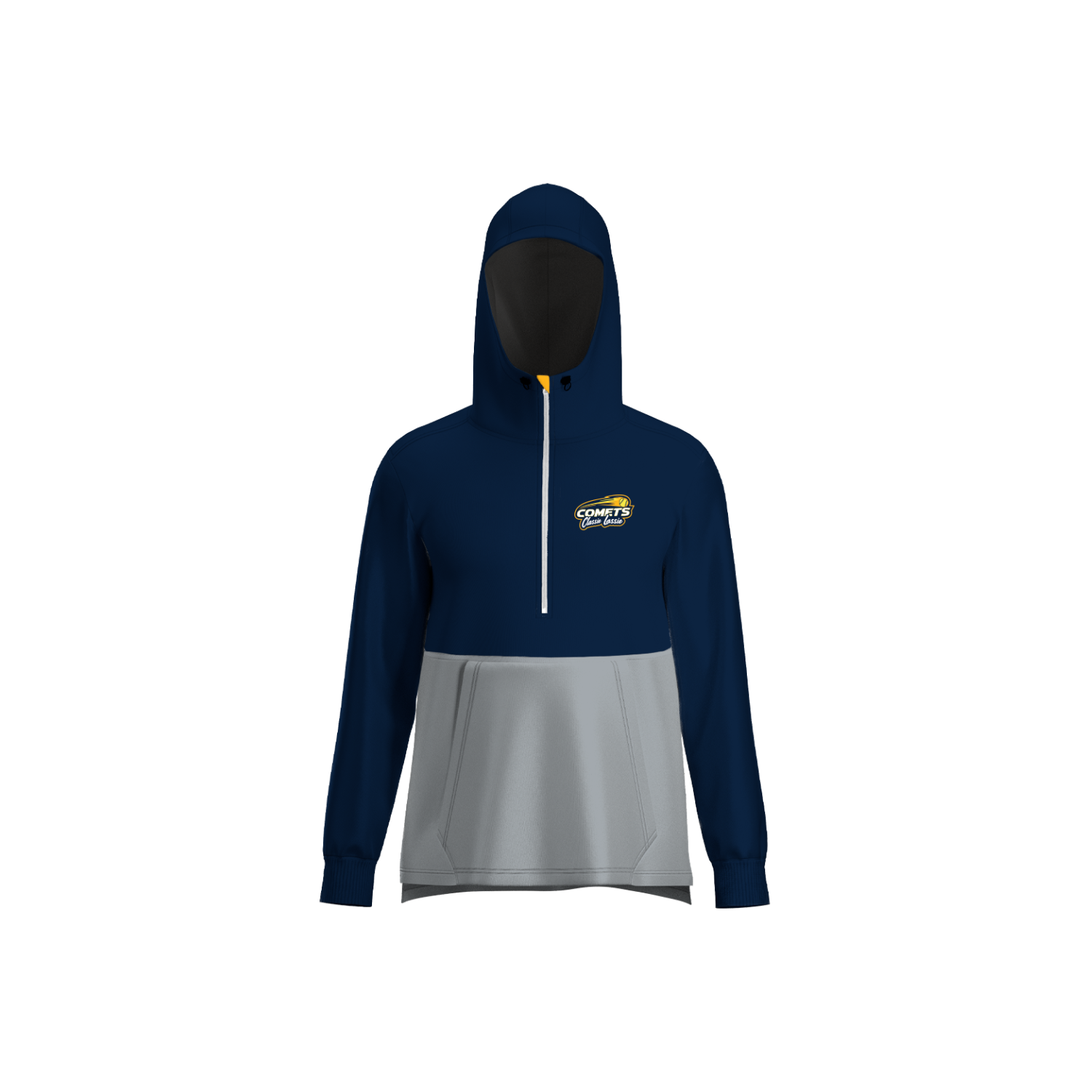 CLASSIE LASSIES COMETS SOFTBALL MAGNA HOODIE - GREY